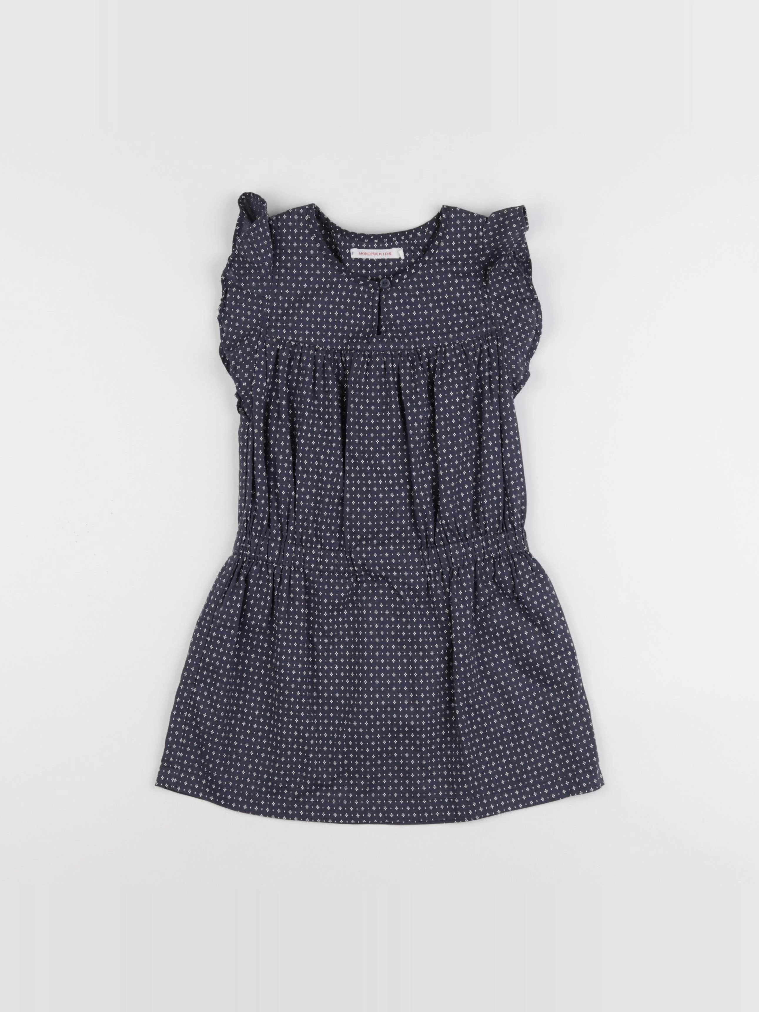 Monoprix - robe gris - 4 ans