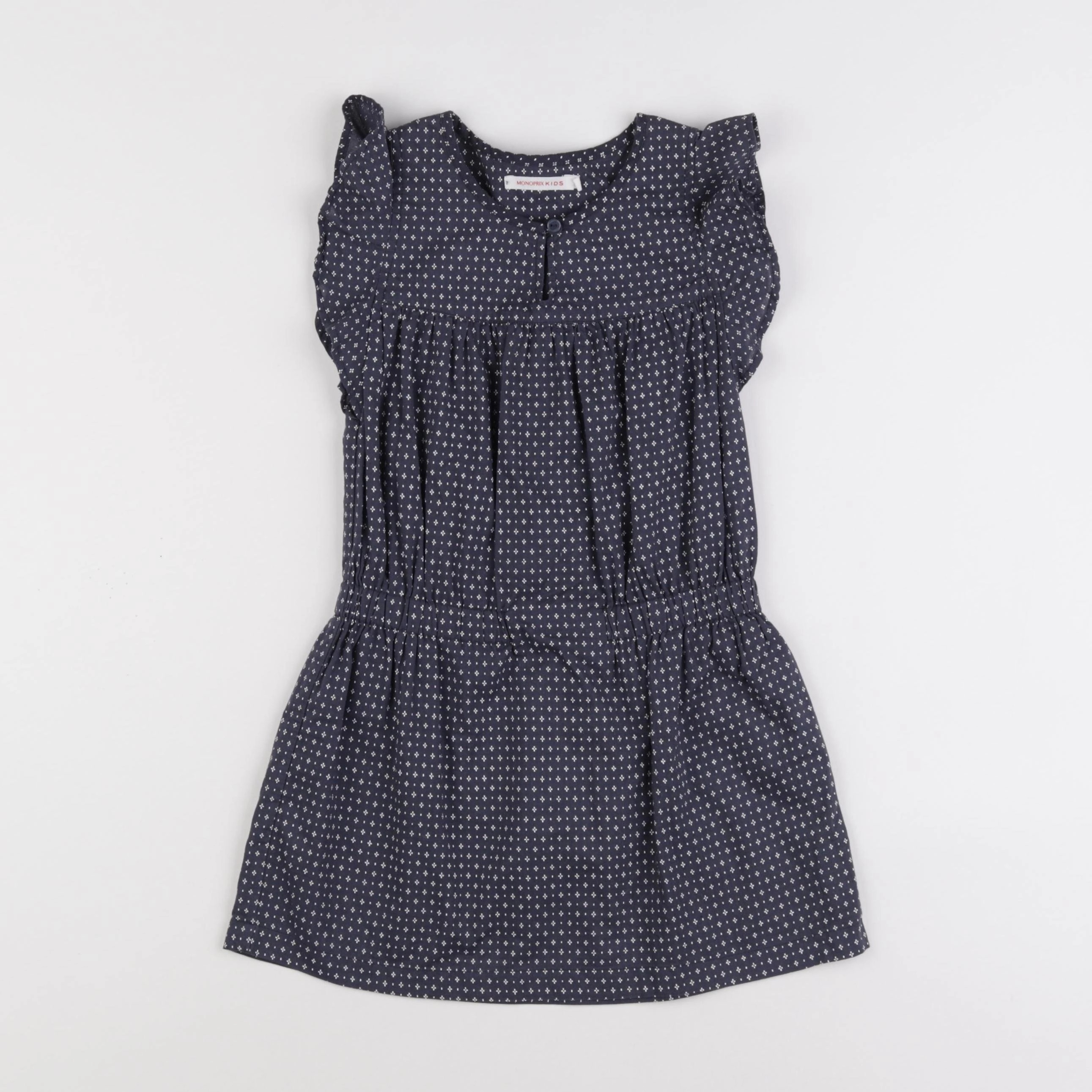 Monoprix - robe gris - 4 ans