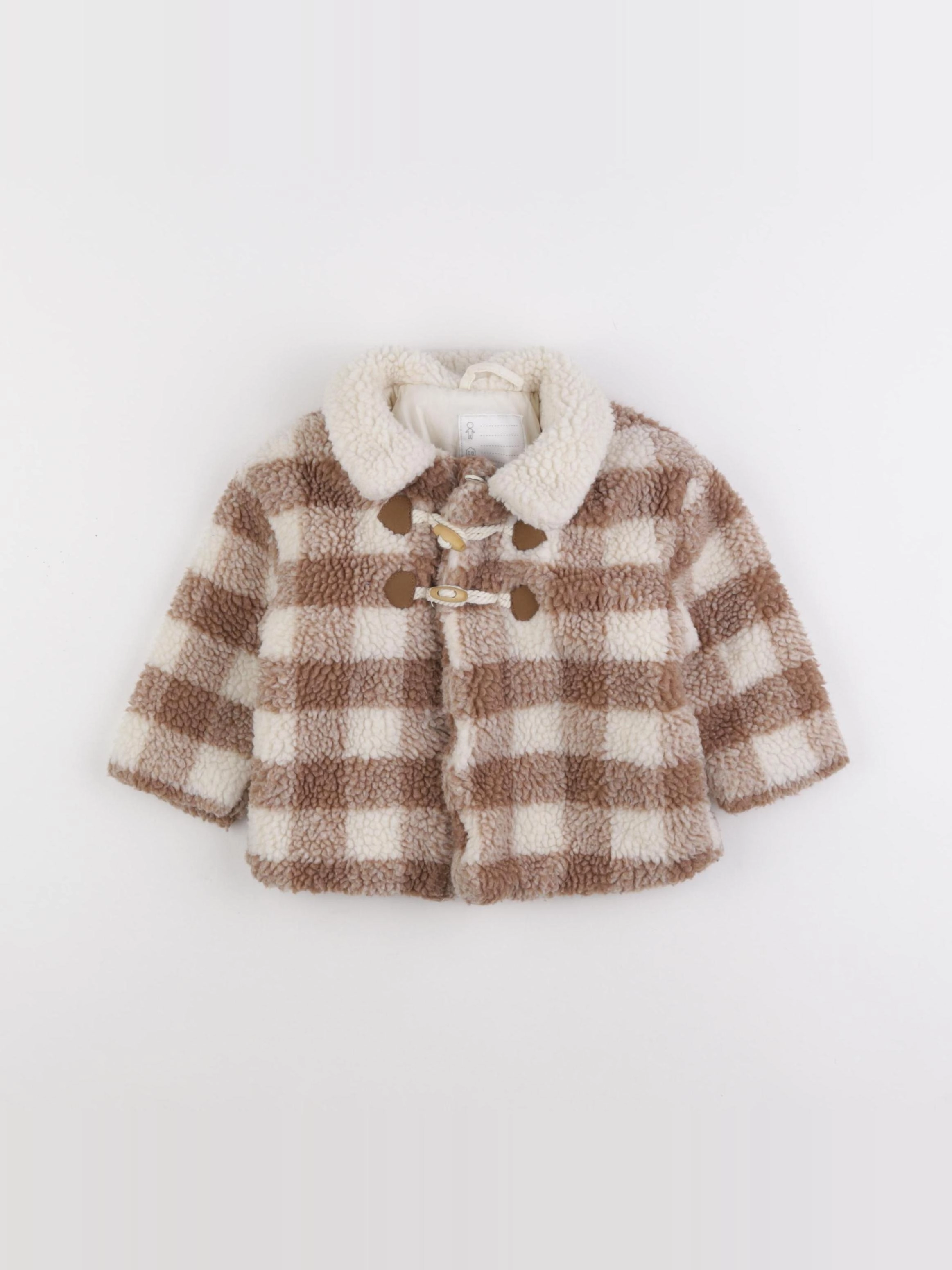 Vertbaudet - veste blanc, beige - 18 mois