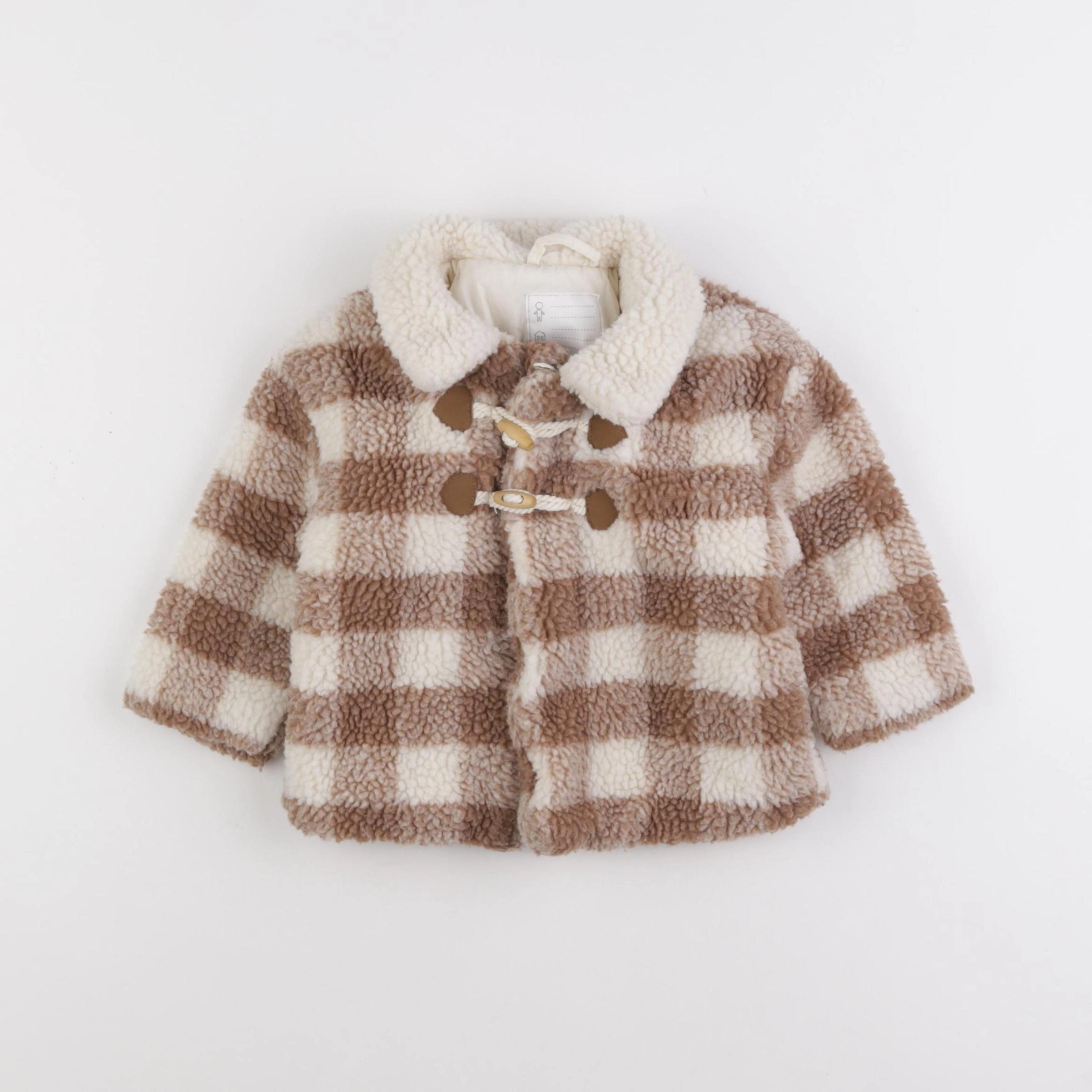 Vertbaudet - veste blanc, beige - 18 mois