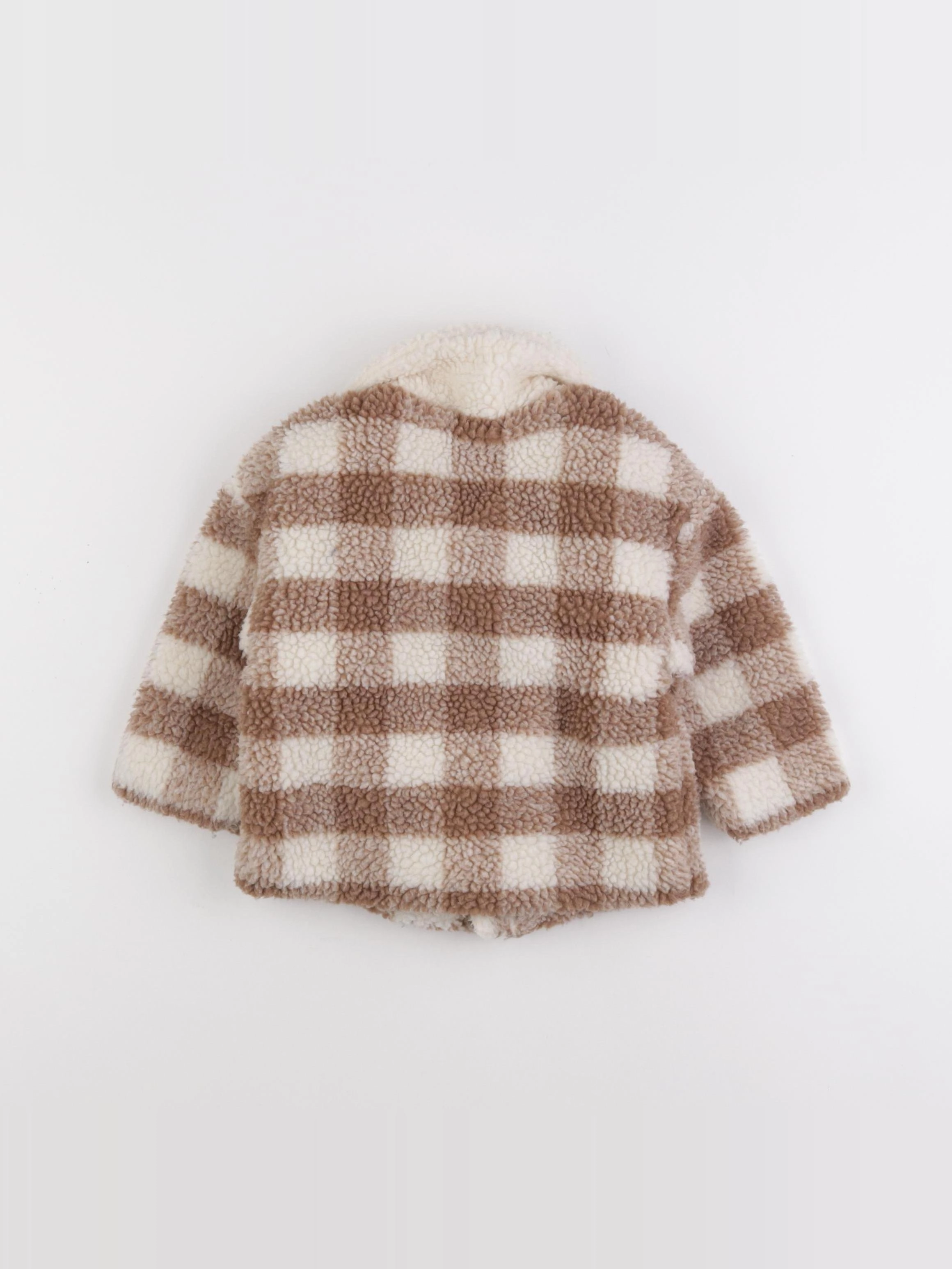 Vertbaudet - veste blanc, beige - 18 mois