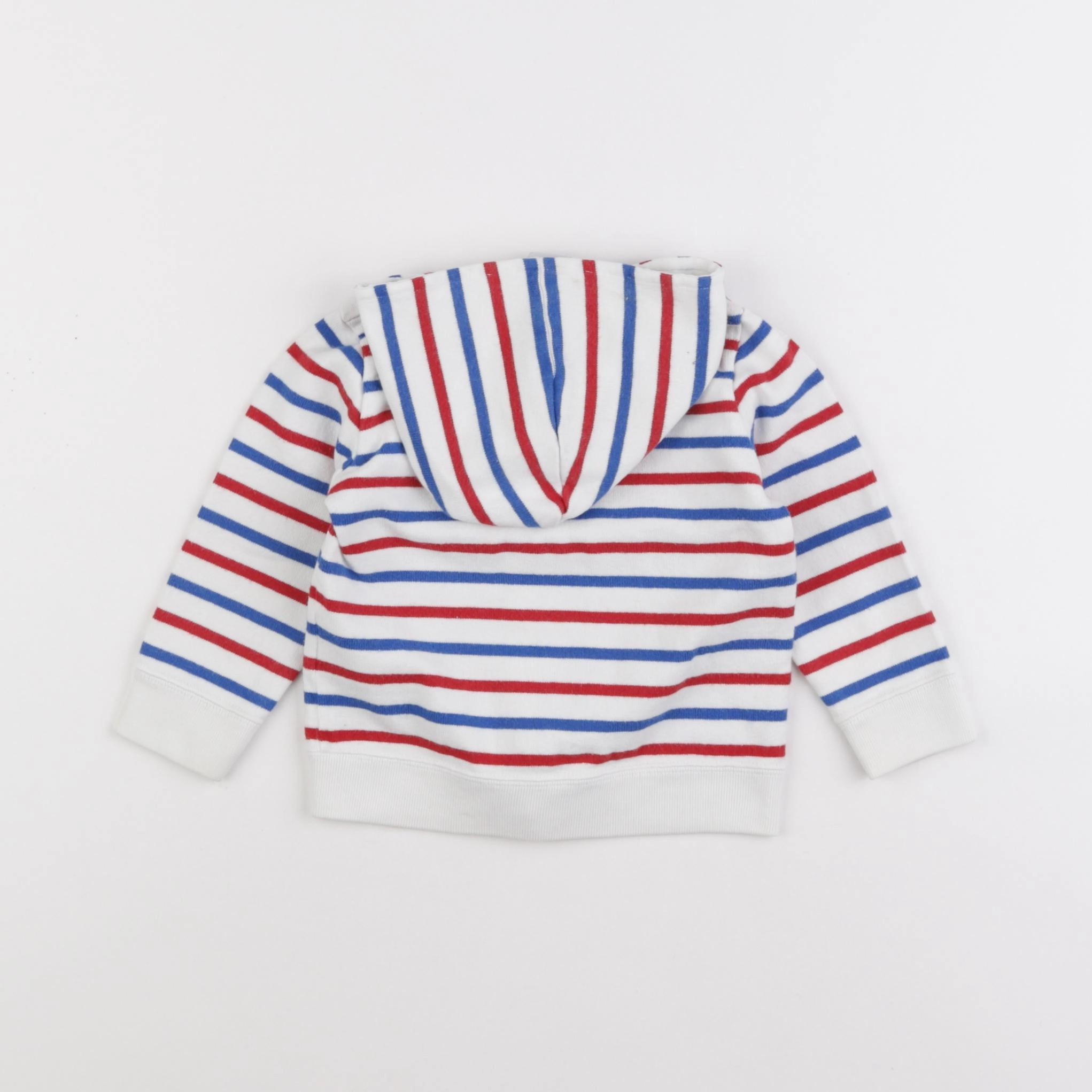 Petit Bateau - sweat rouge - 12 mois