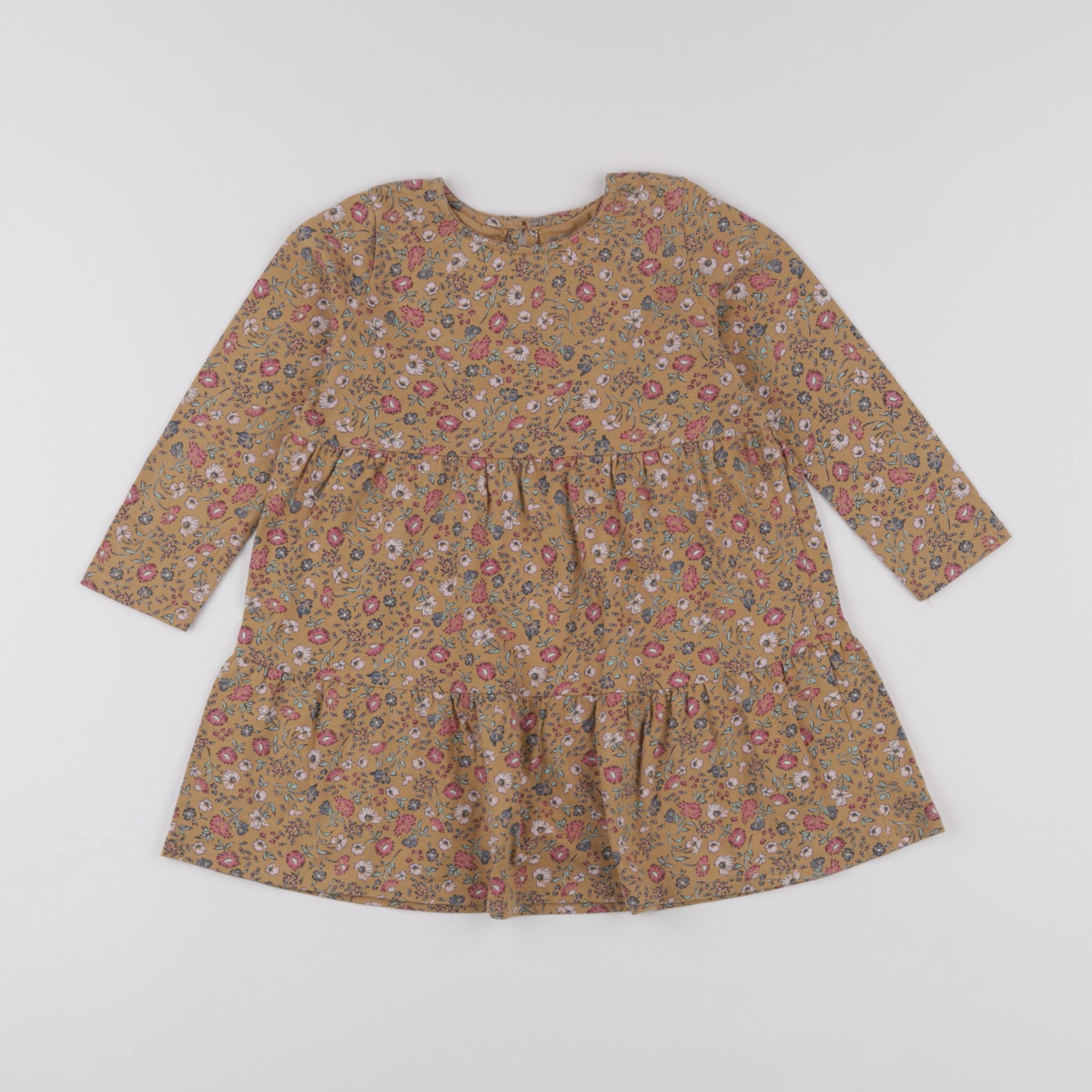 Vertbaudet - robe marron - 3 ans