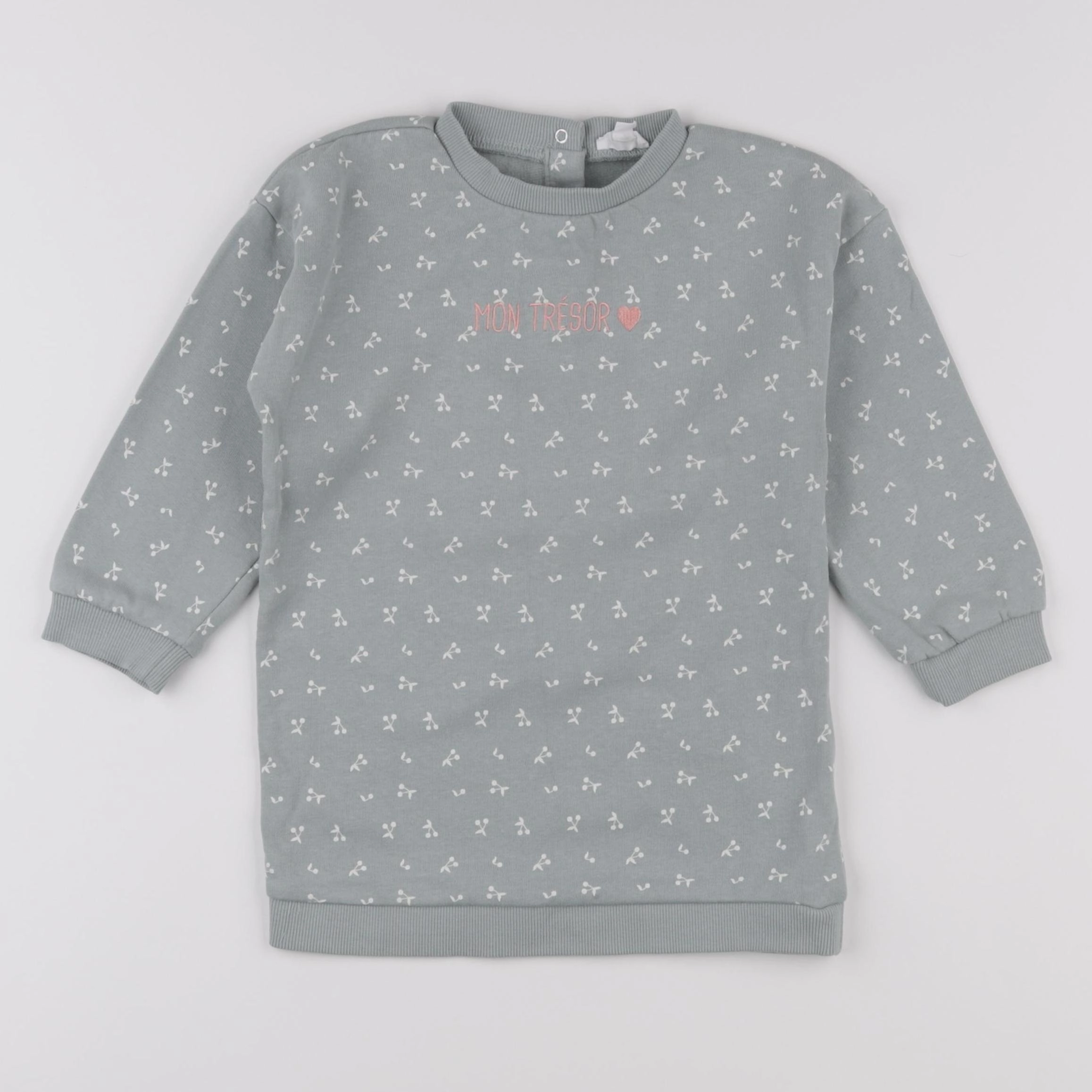 Vertbaudet - robe vert - 36 mois