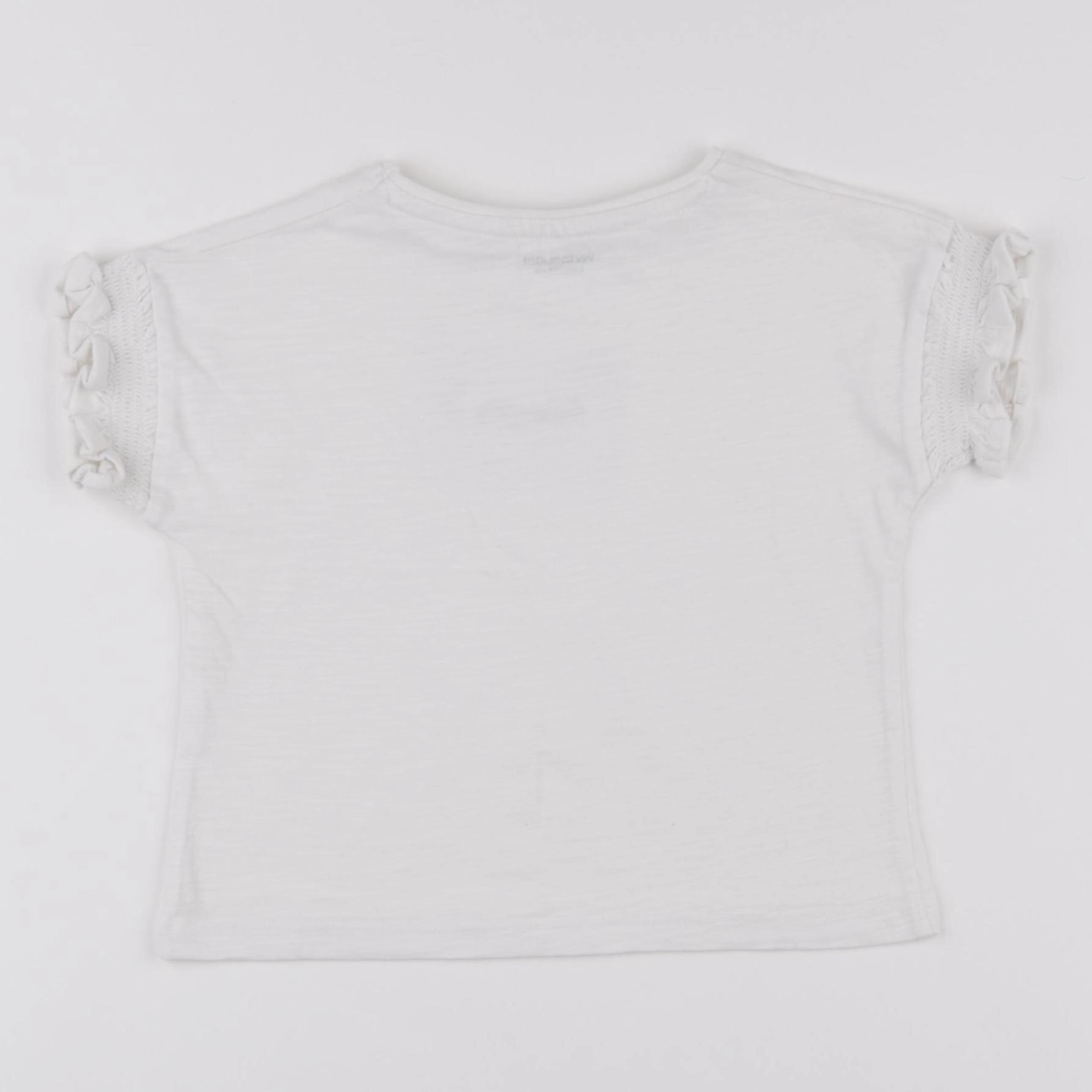 Vertbaudet - tee-shirt blanc - 2 ans