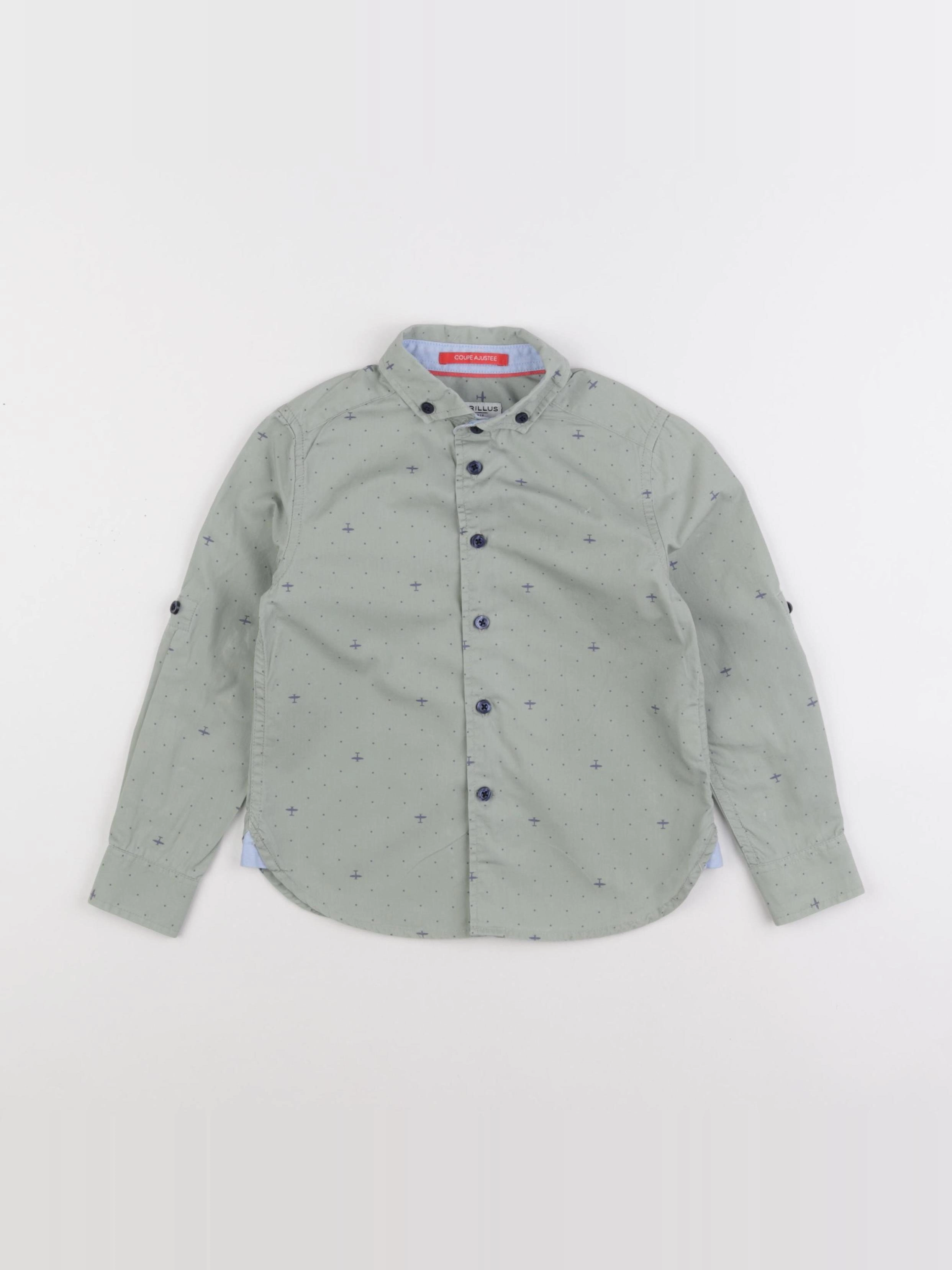 Cyrillus - chemise vert - 4 ans