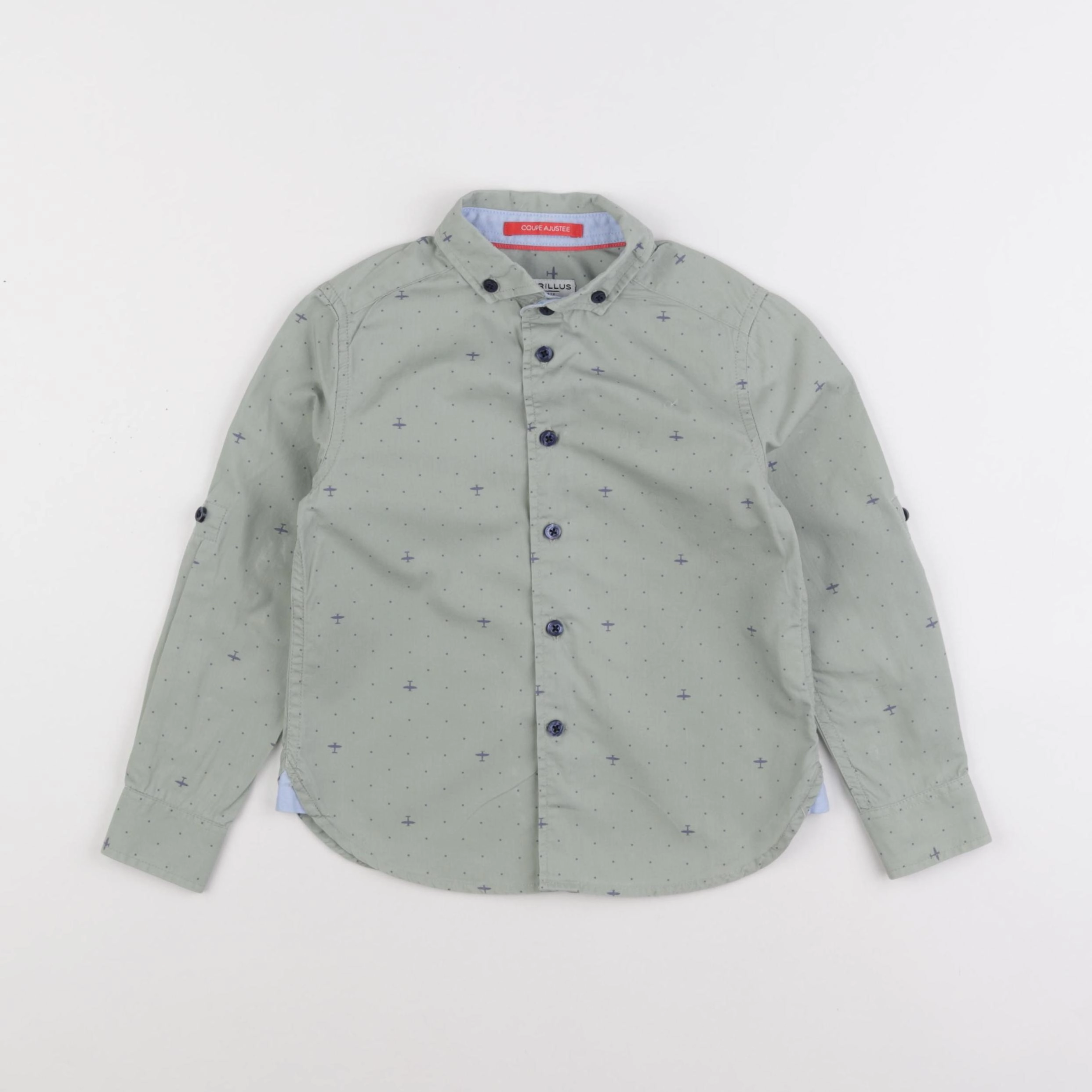 Cyrillus - chemise vert - 4 ans