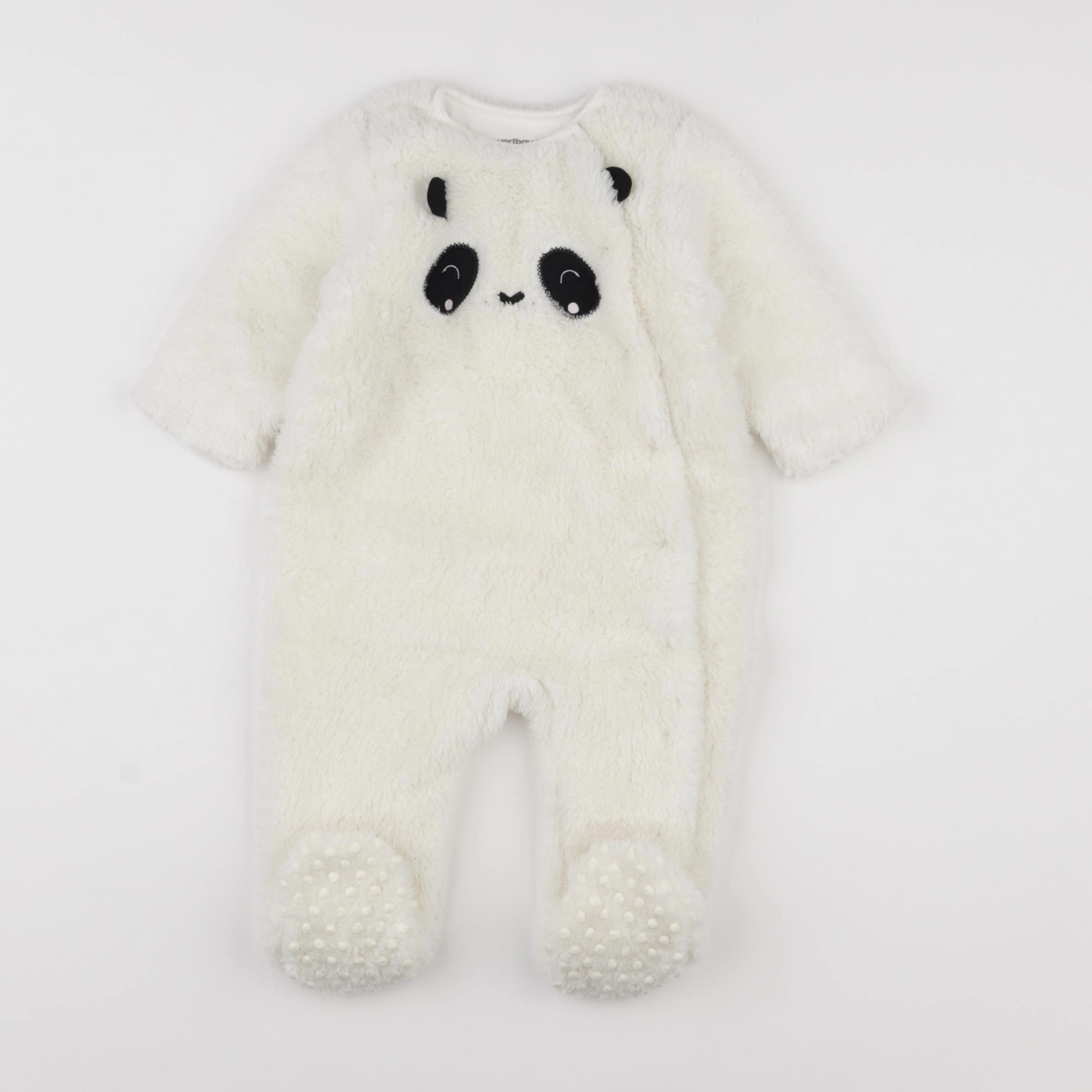 Vertbaudet - pyjama velours beige - 9 mois