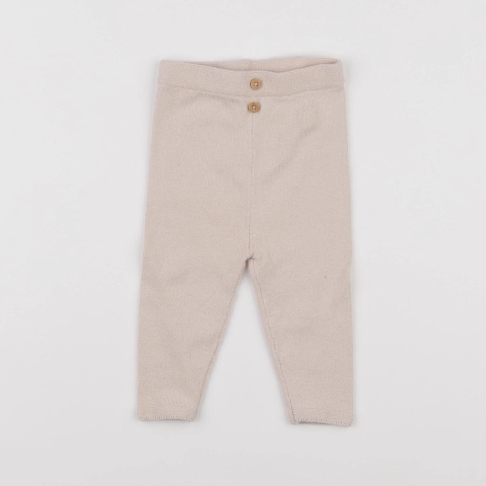 Vertbaudet - legging beige - 6 mois