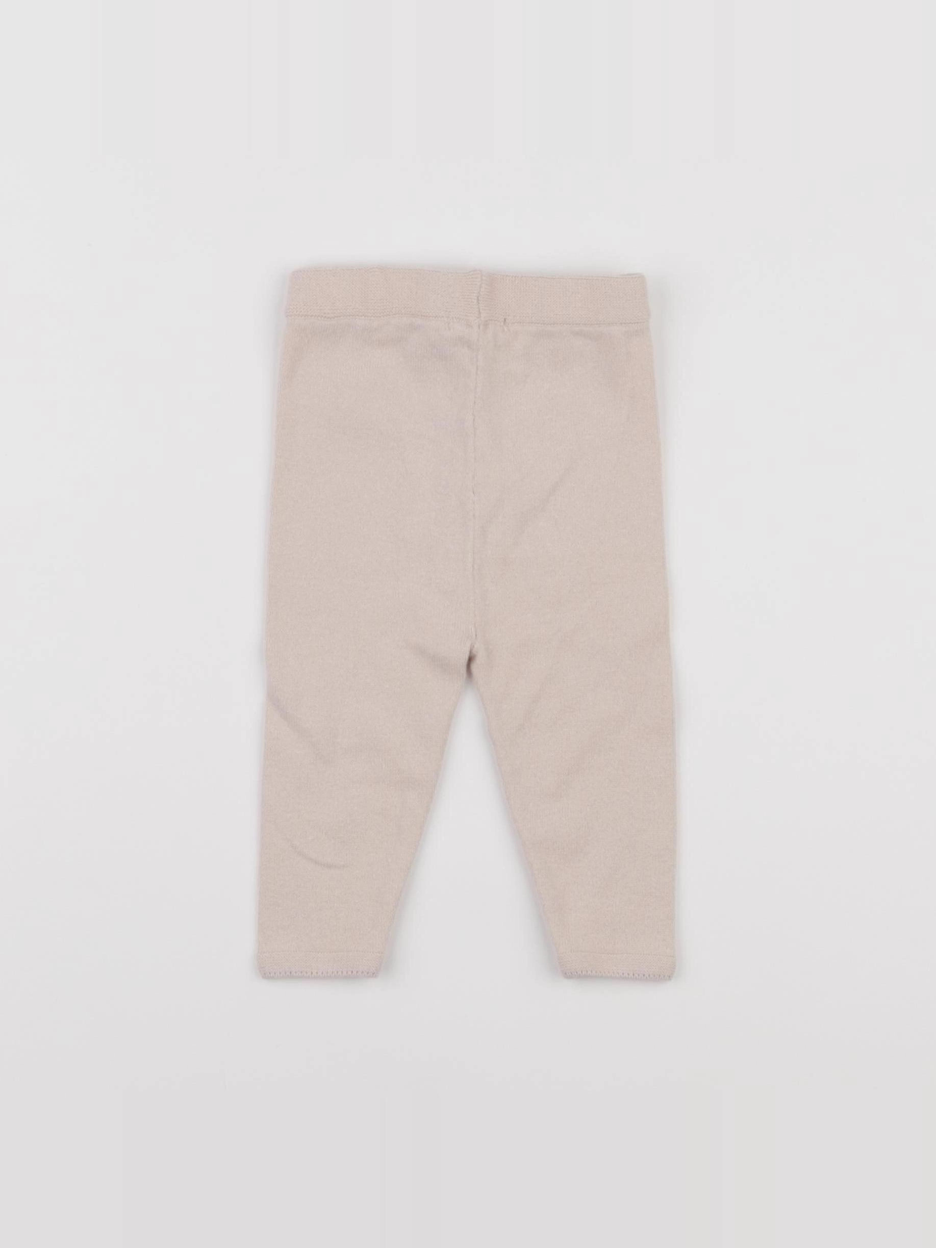 Vertbaudet - legging beige - 6 mois