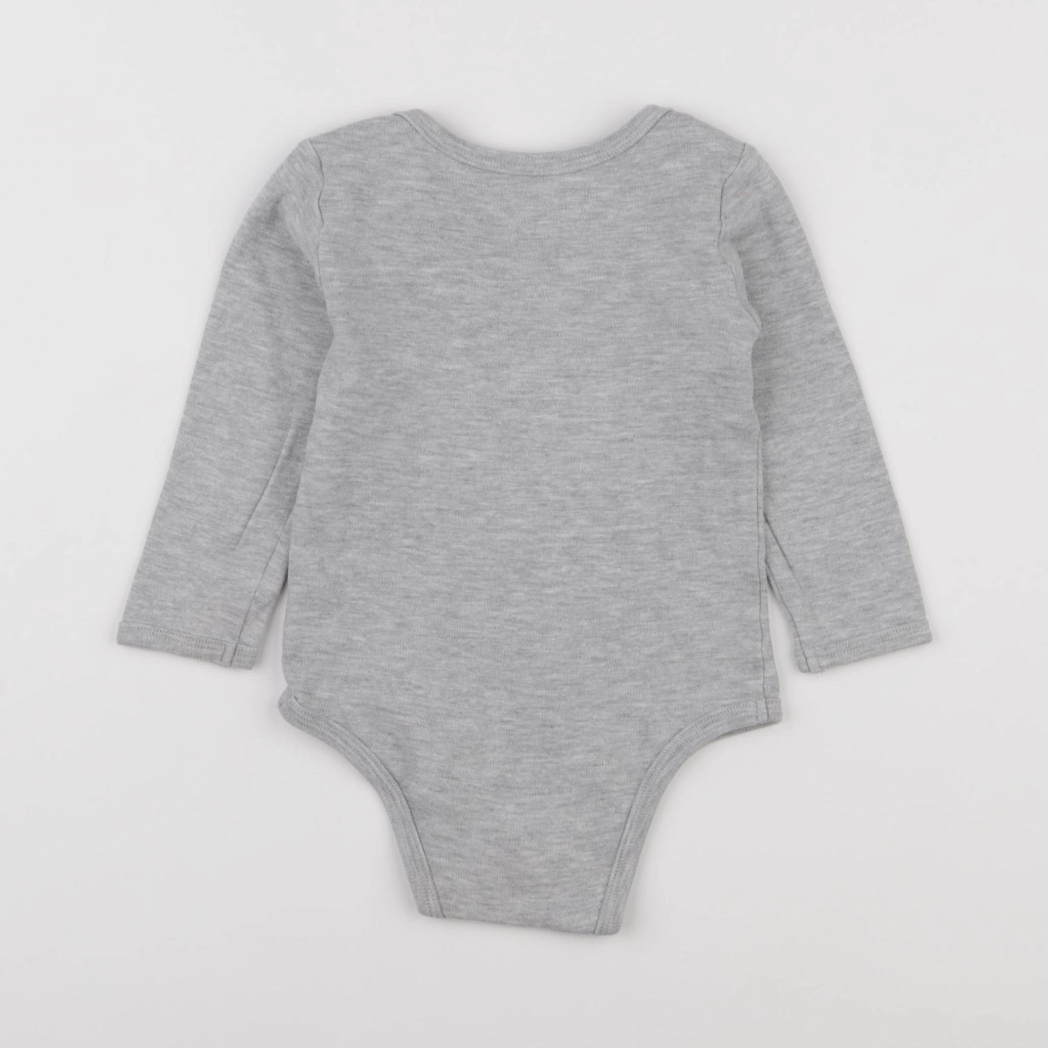 Vertbaudet - body gris - 18 mois