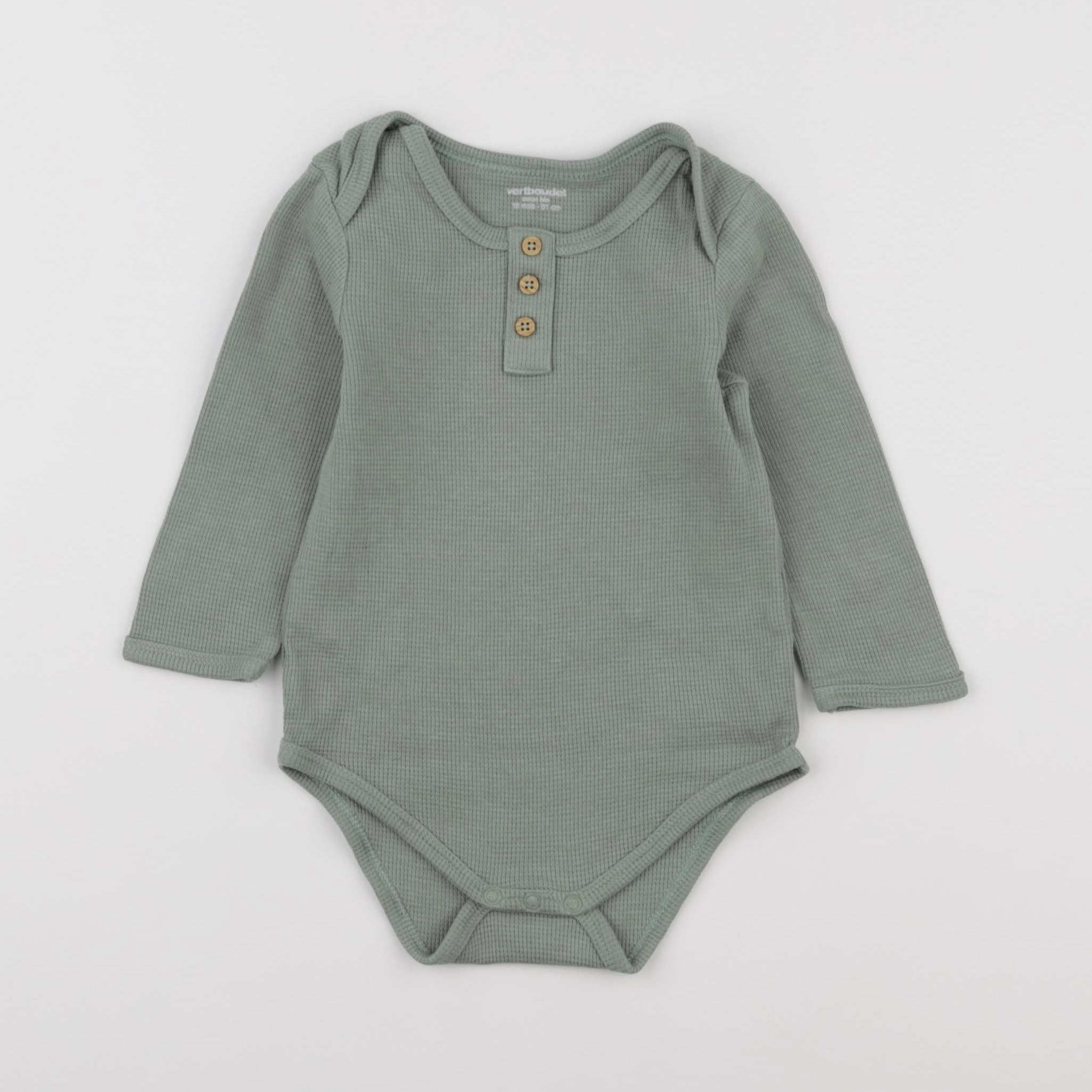 Vertbaudet - body vert - 18 mois