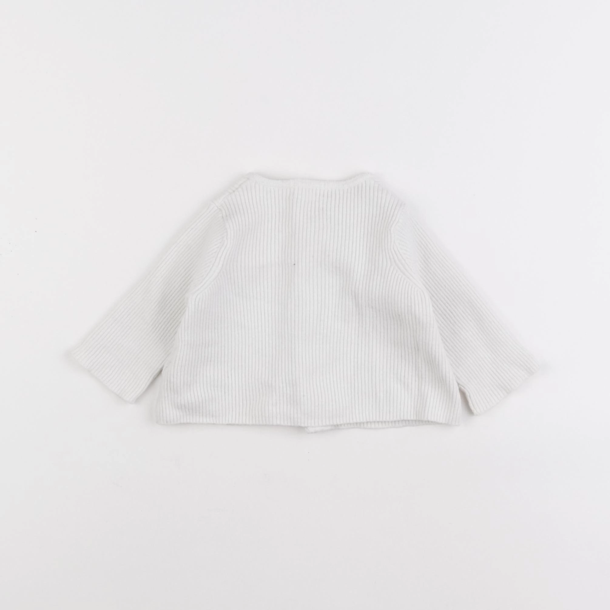 Vertbaudet - gilet blanc - 1 mois