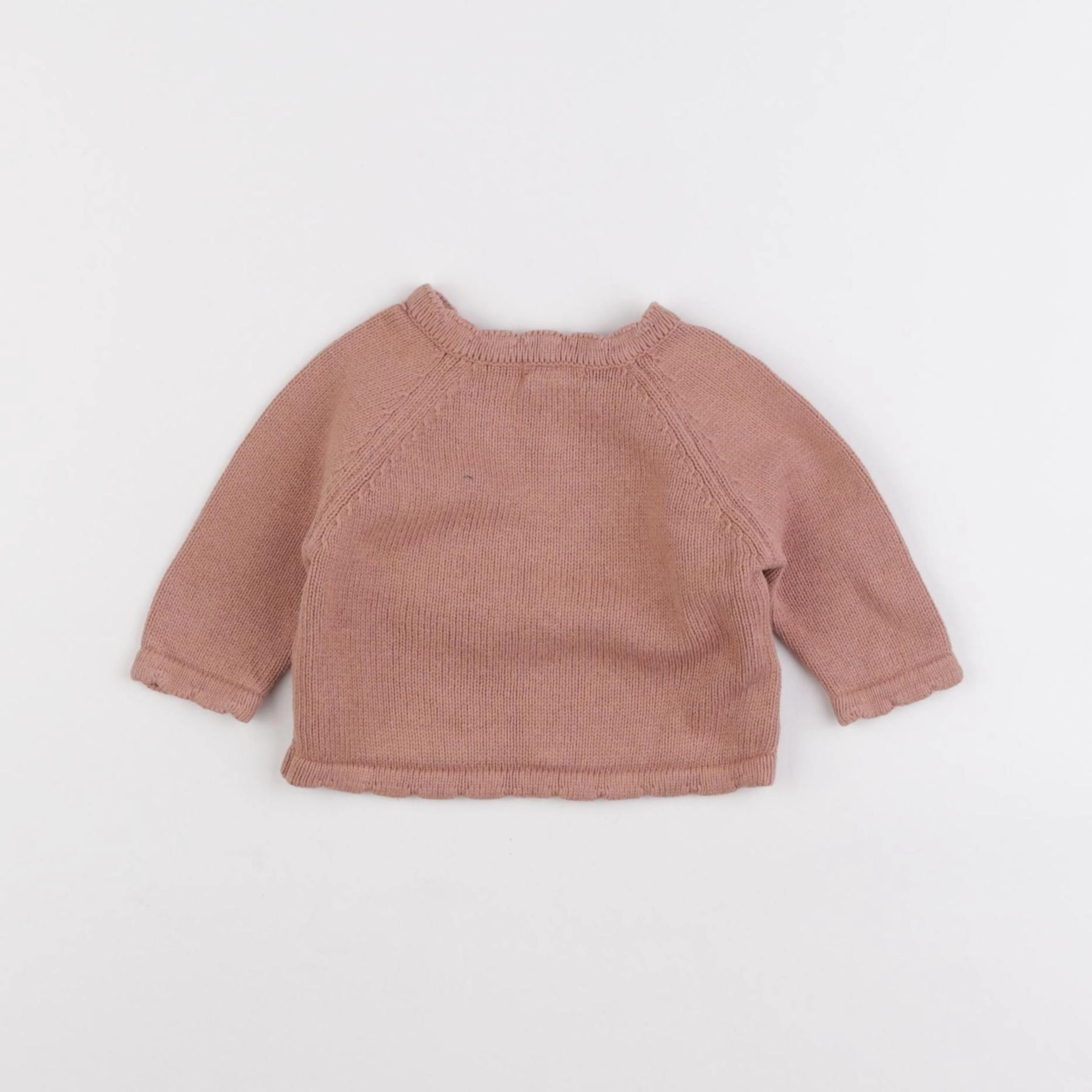 Vertbaudet - pull rose - 1 mois