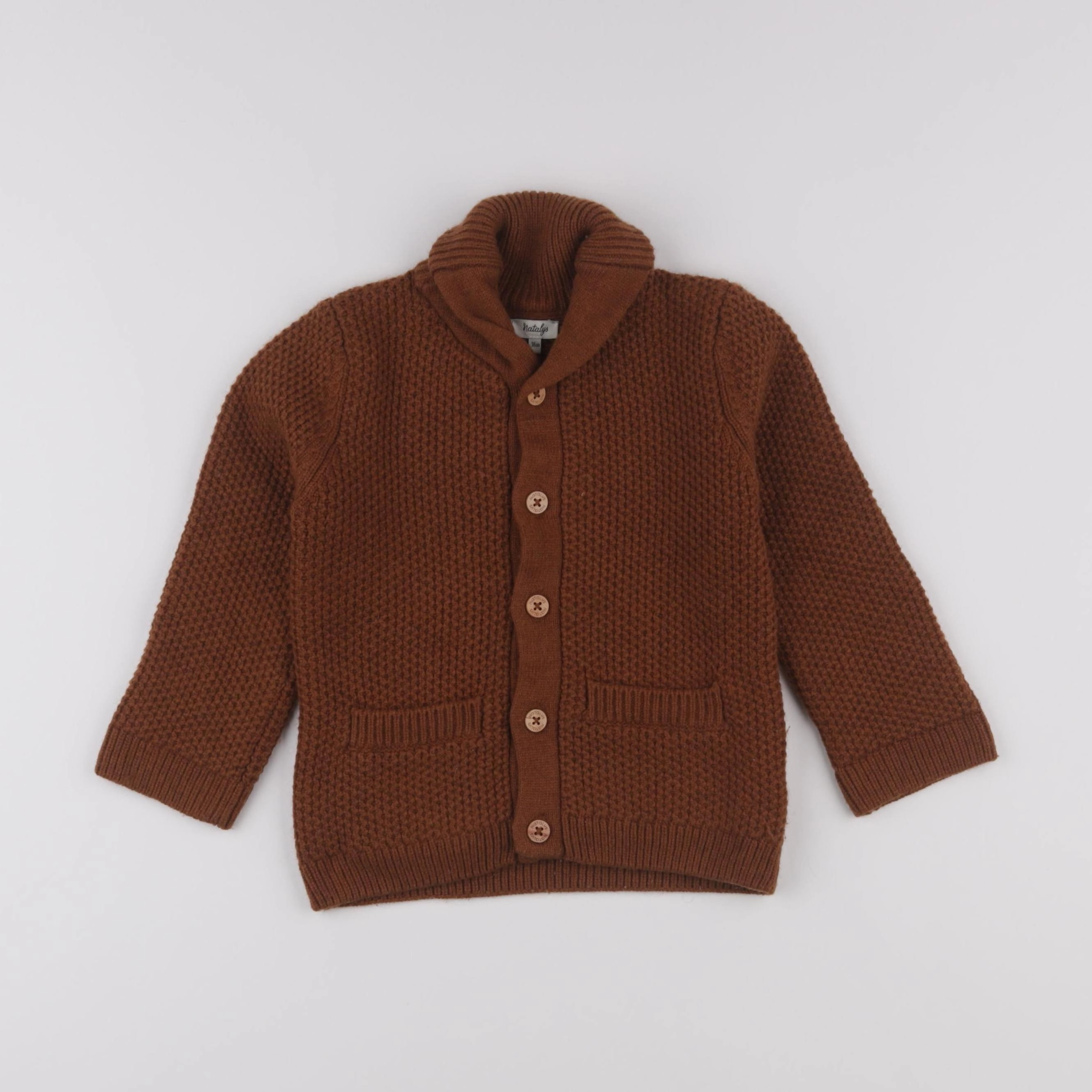 Natalys - gilet marron - 3 ans