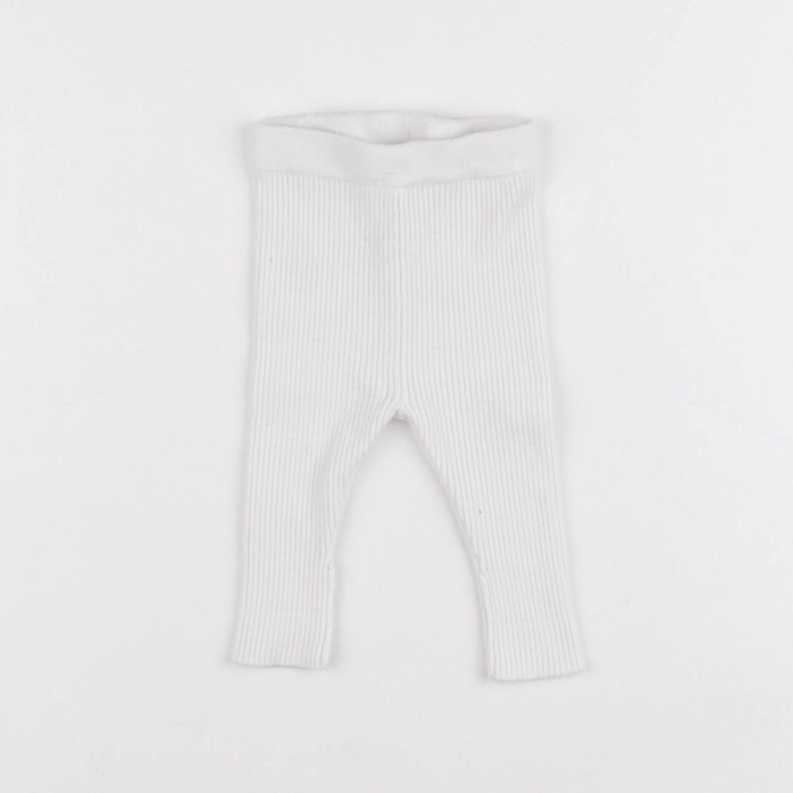 Vertbaudet - legging blanc - 1 mois