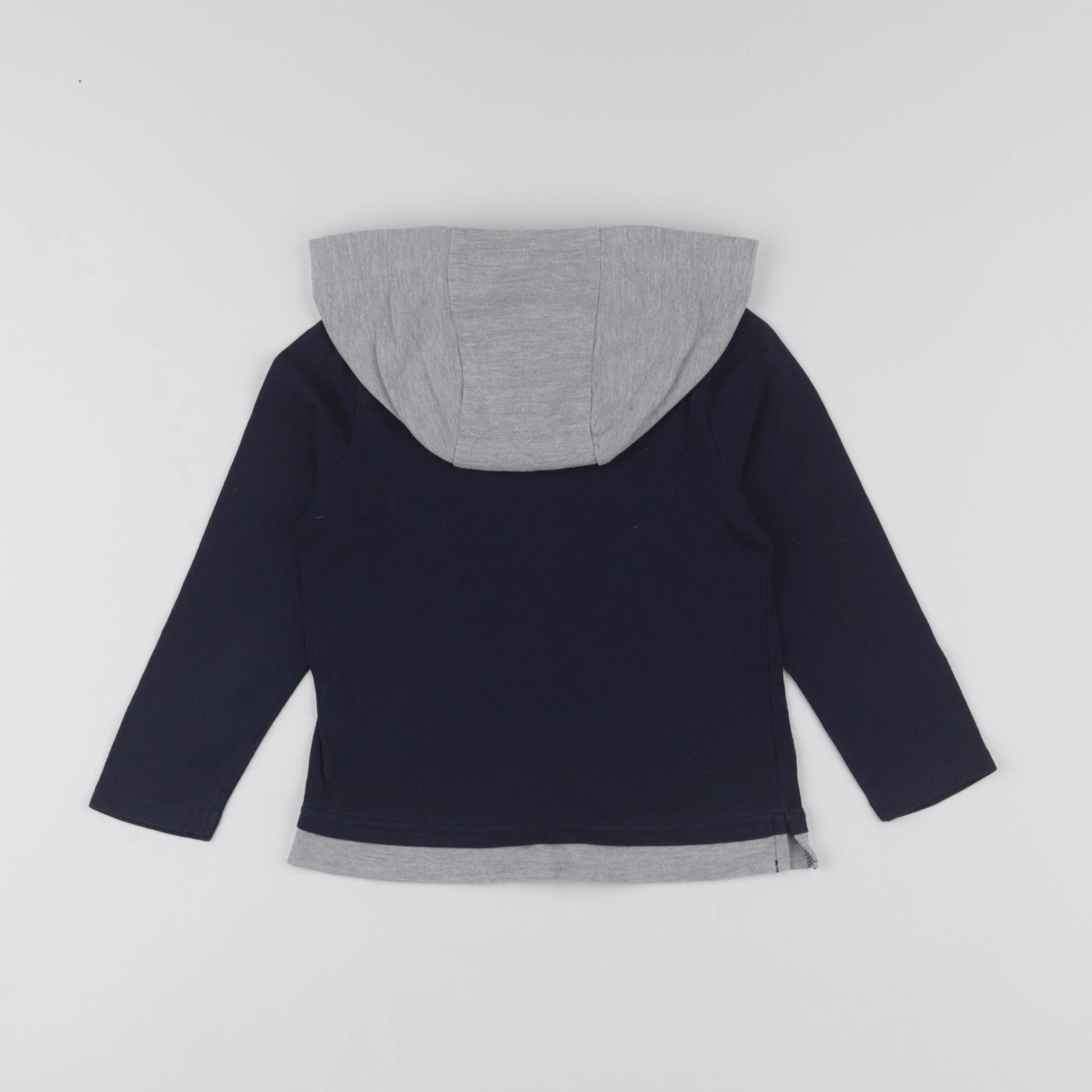 Eden & Victor - tee-shirt bleu, gris - 3 ans