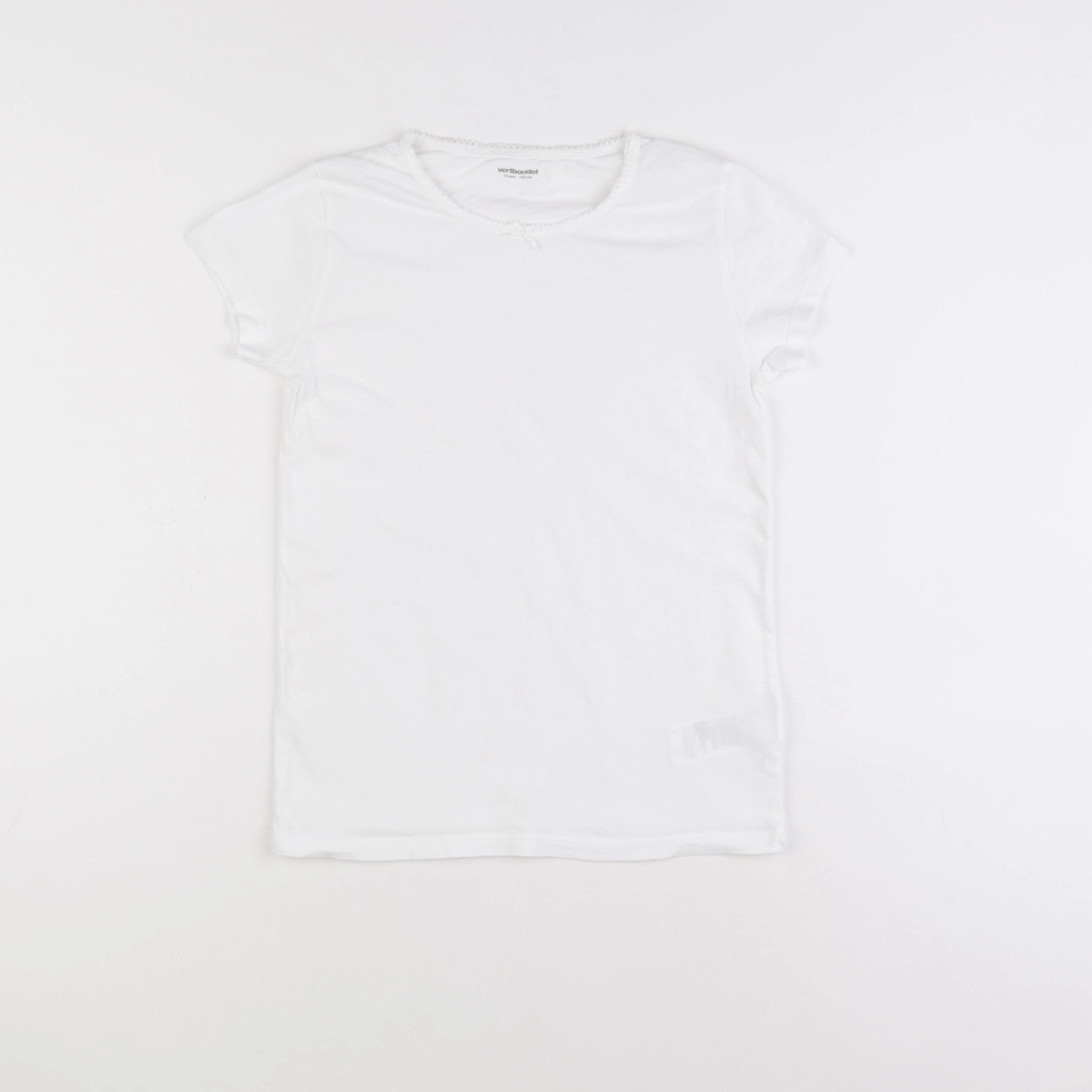 Vertbaudet - maillot de corps blanc - 12 ans