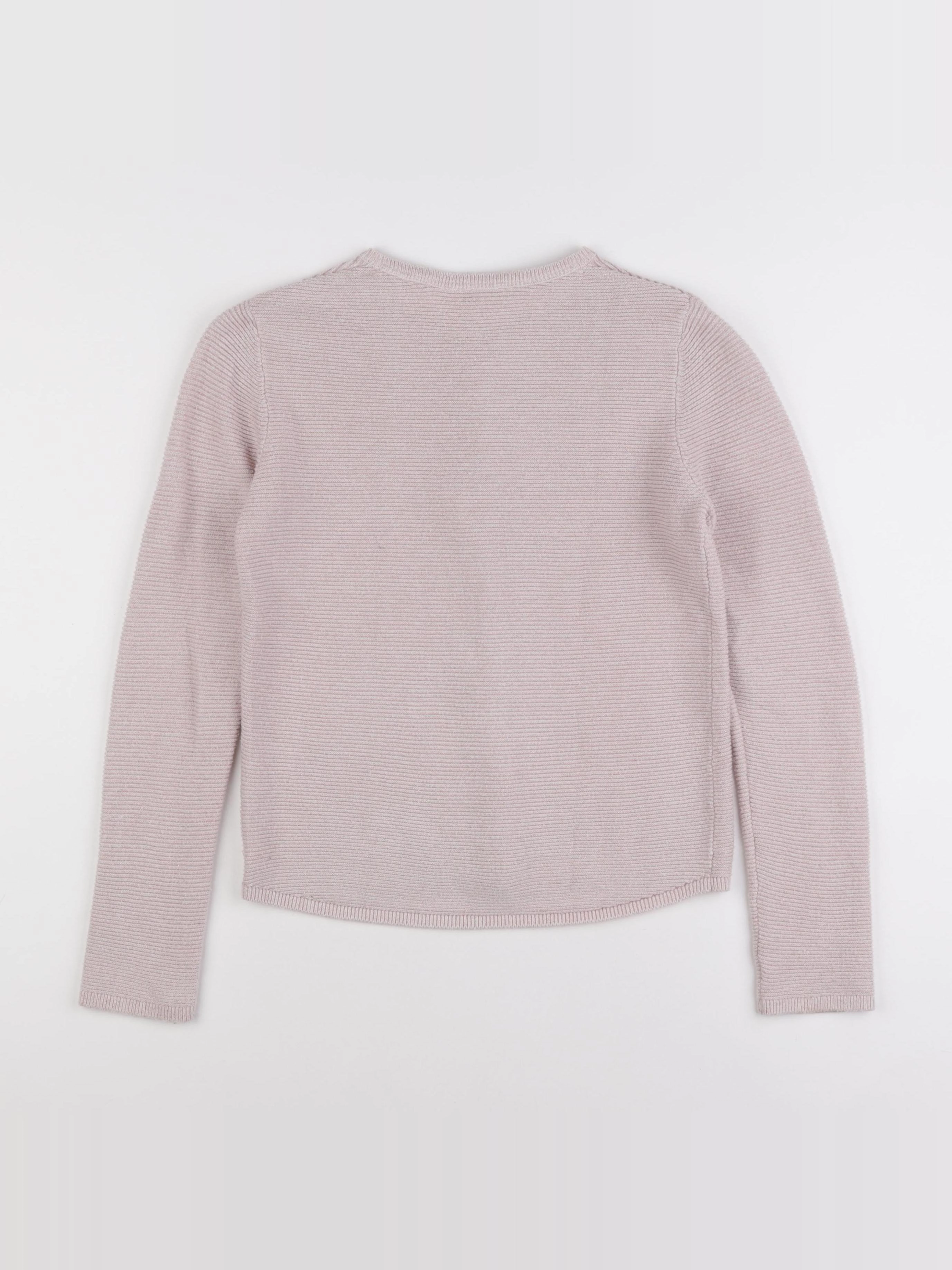 Okaidi - gilet rose, or - 12 ans