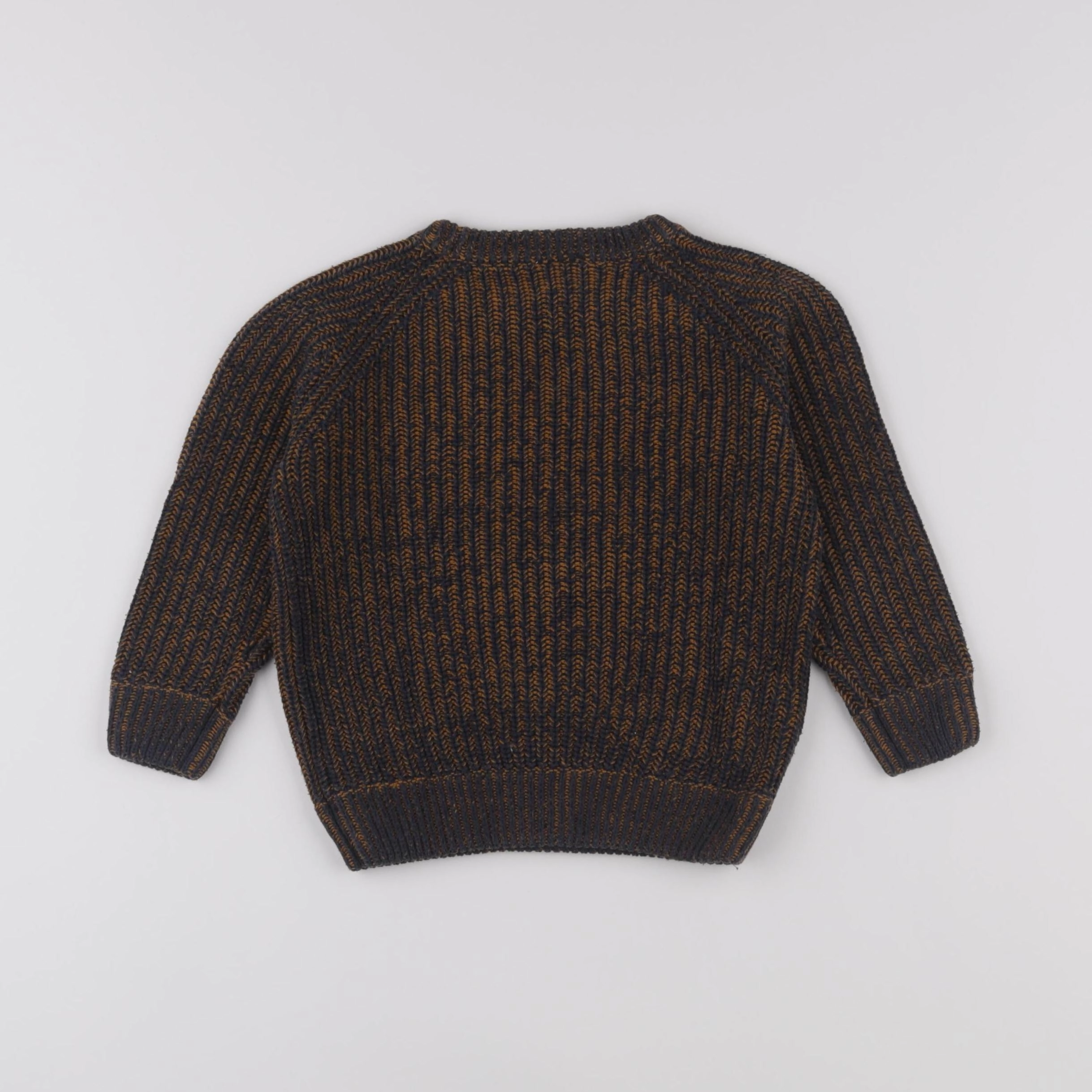 Tape à l'oeil - pull orange, bleu - 3 ans