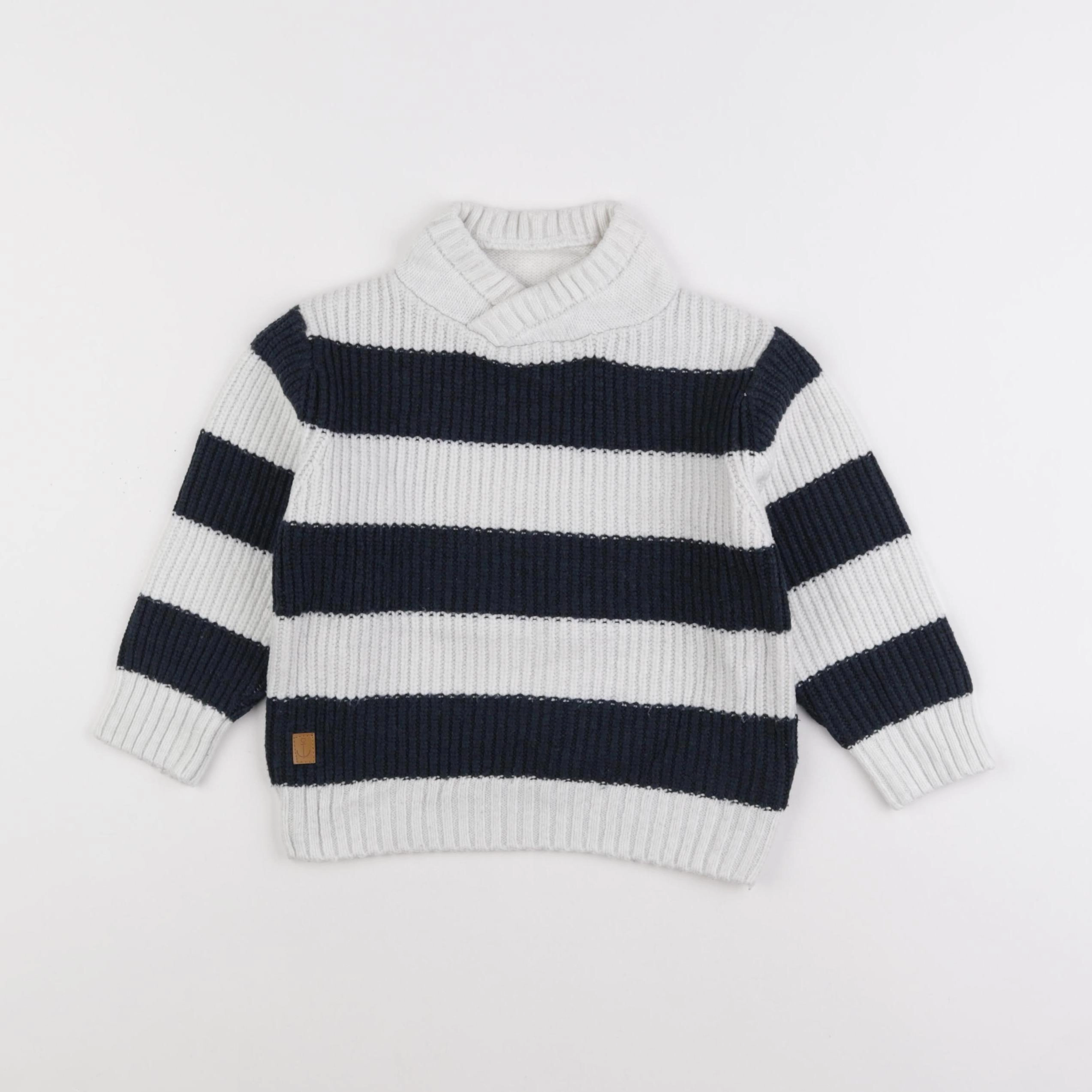 Vertbaudet - pull bleu - 5 ans