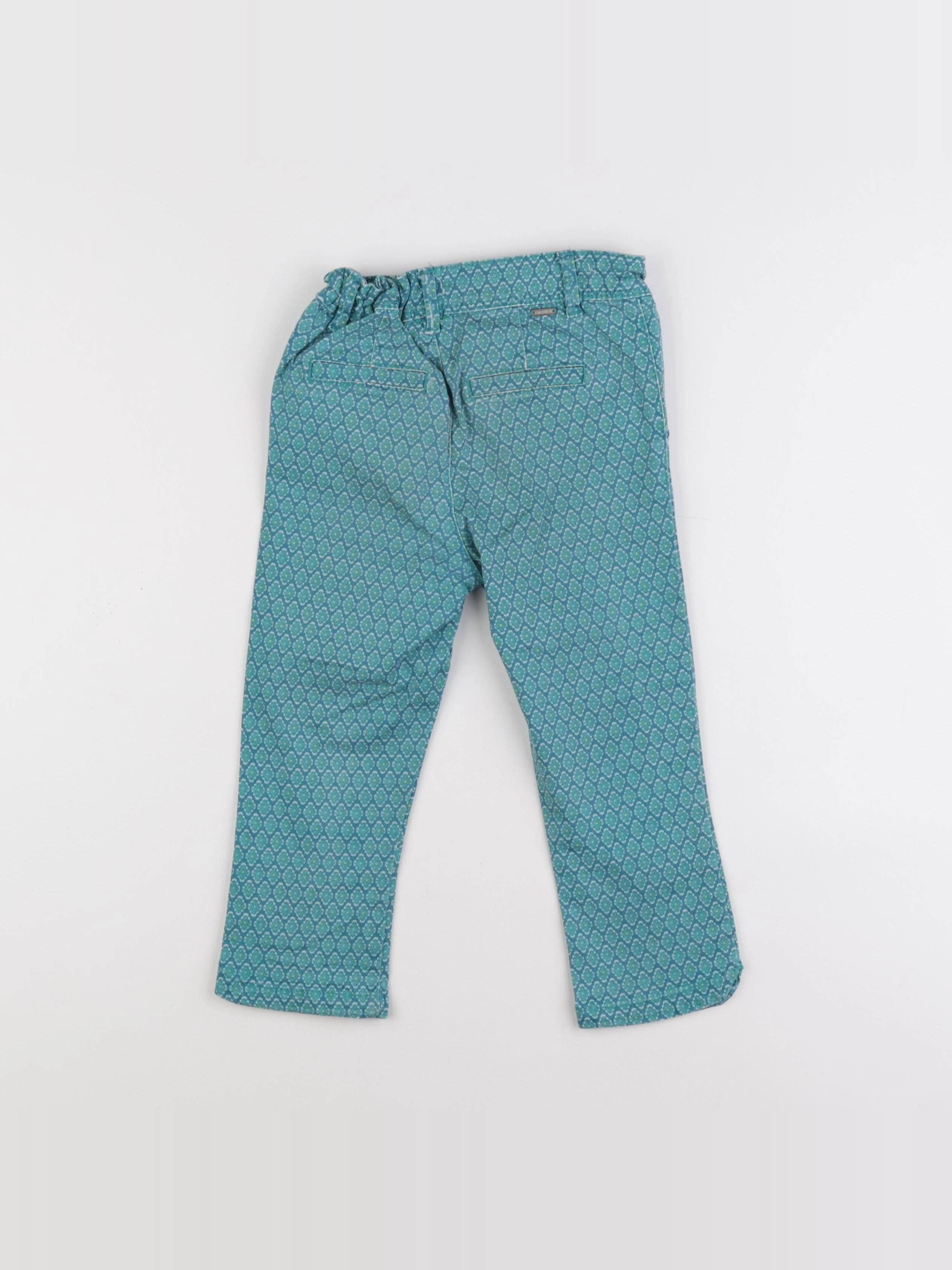 Okaidi - pantacourt vert - 7 ans