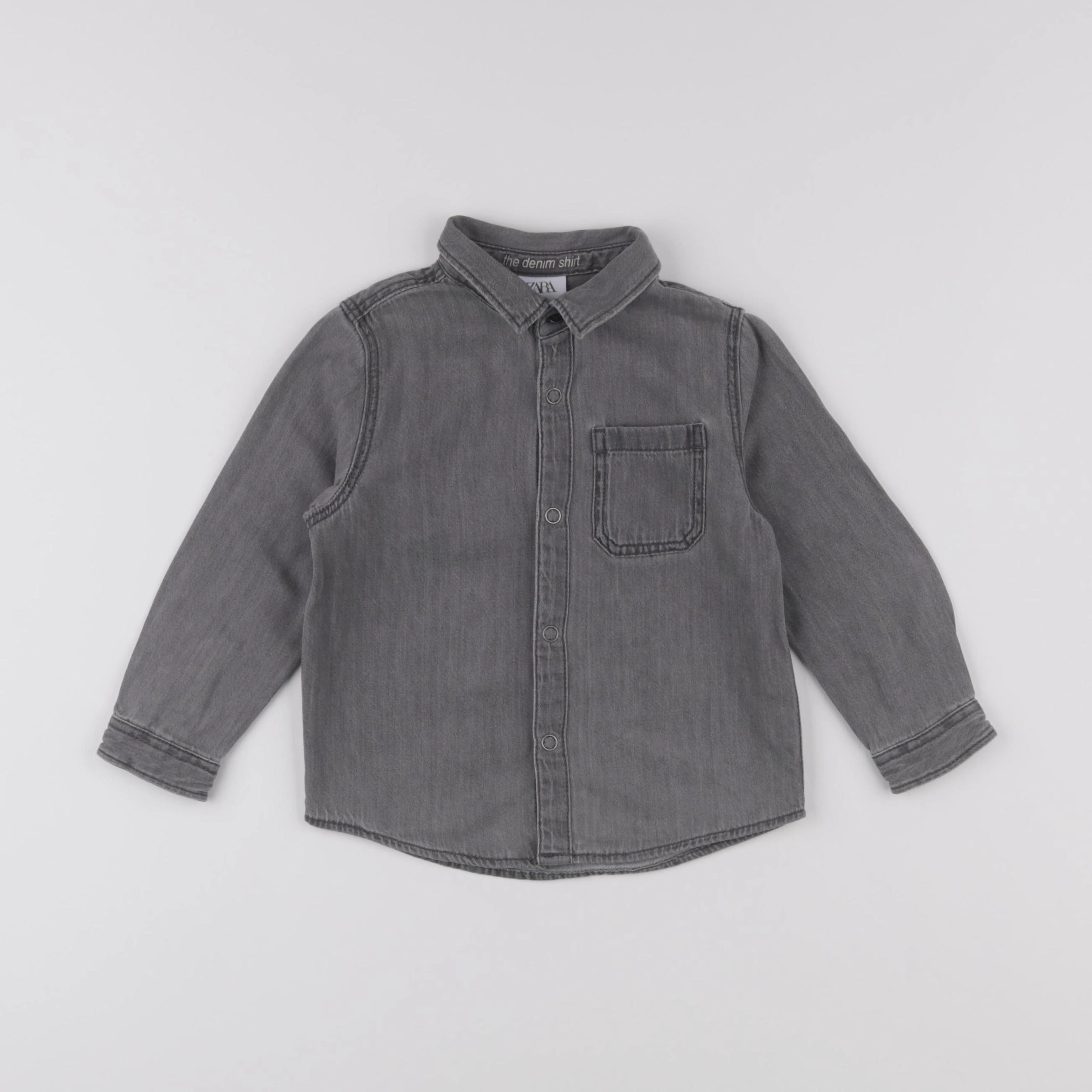 Zara - chemise gris - 18/24 mois