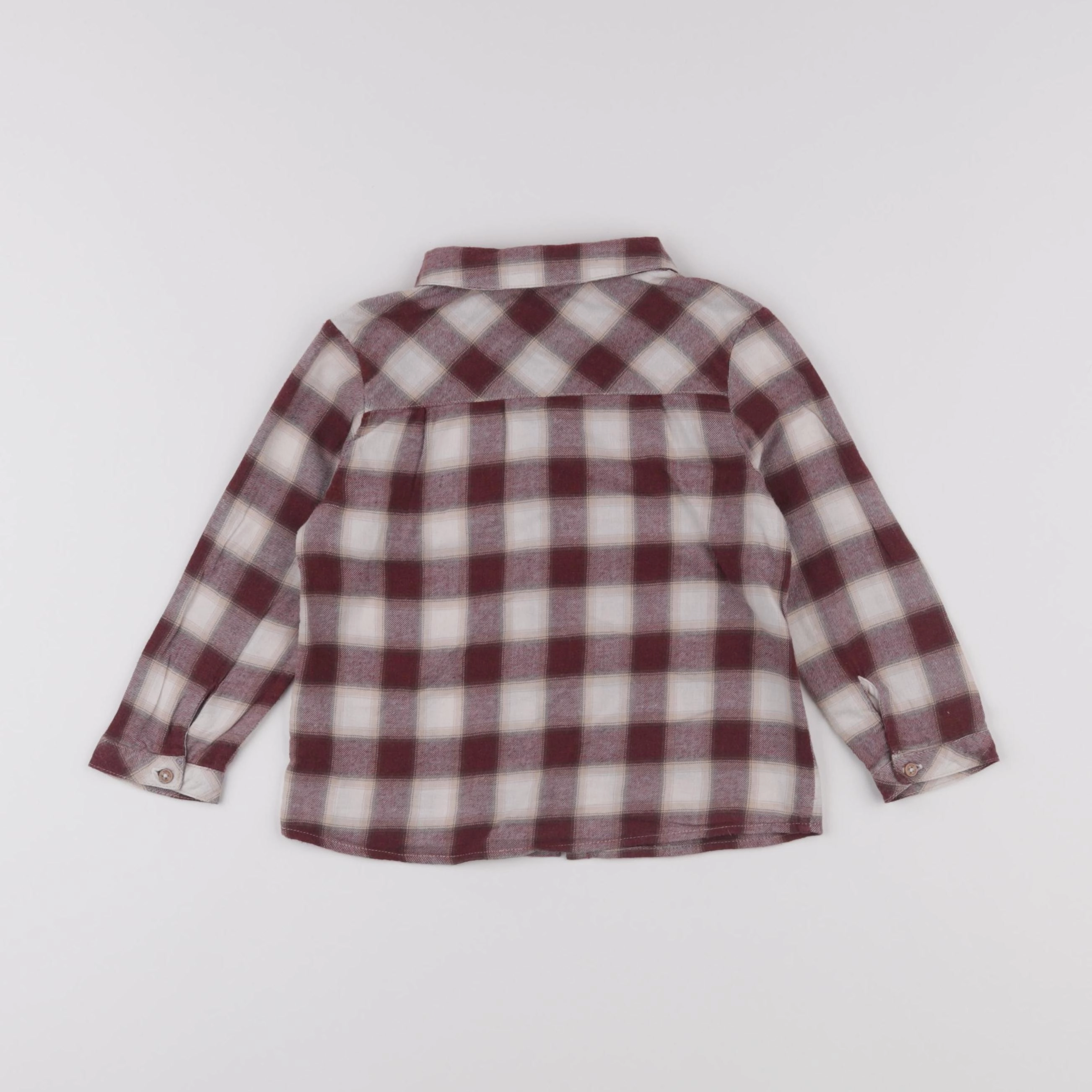 Natalys - chemise rouge - 3 ans