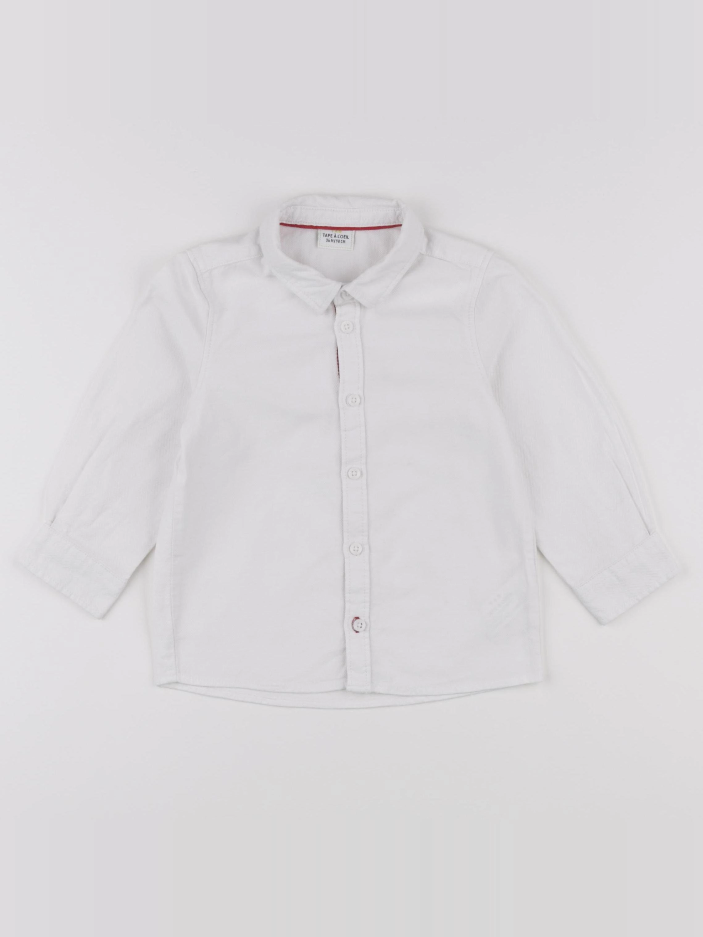 Tape à l'oeil - chemise blanc - 3 ans