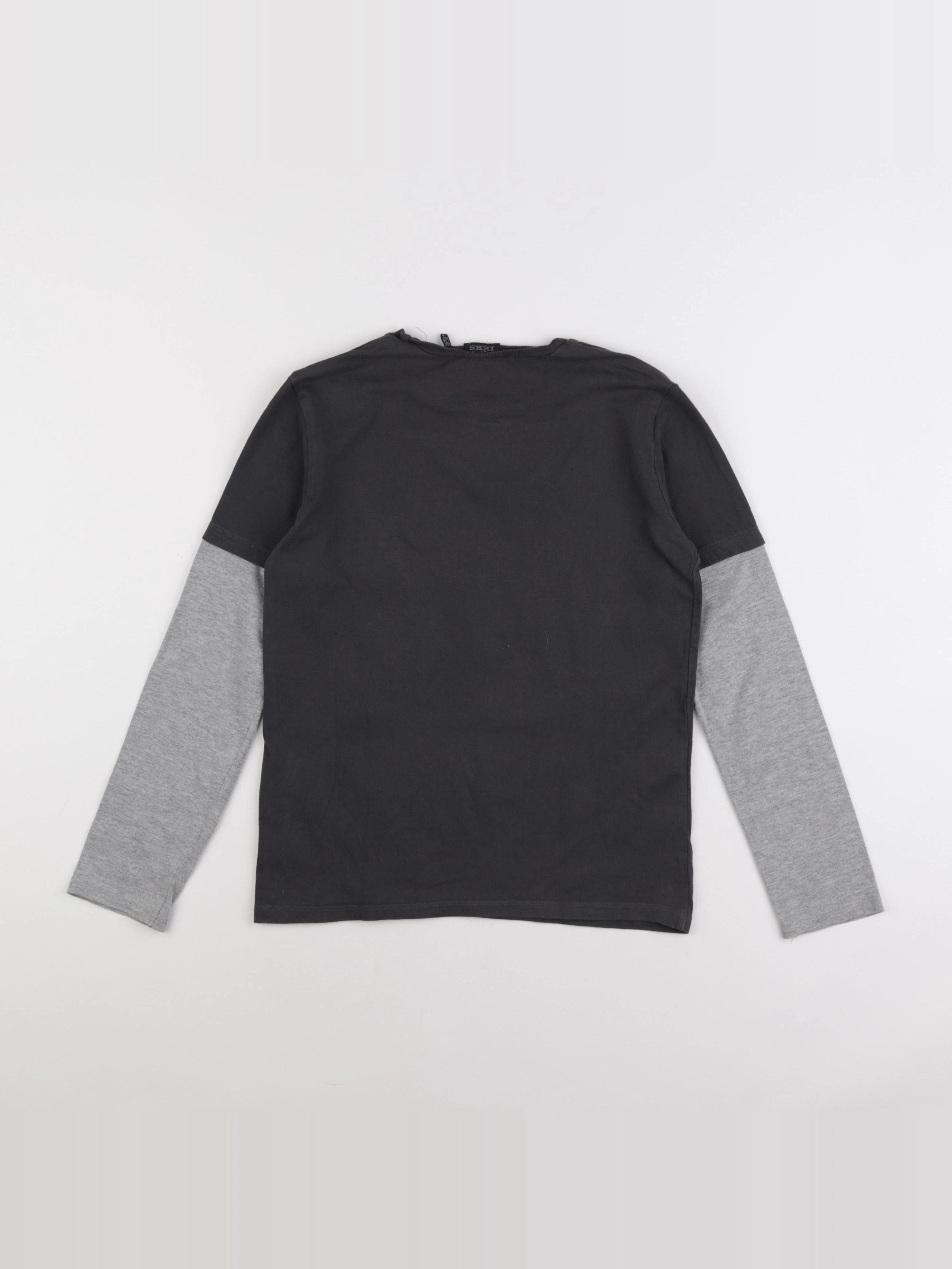 IKKS - tee-shirt gris - 10 ans