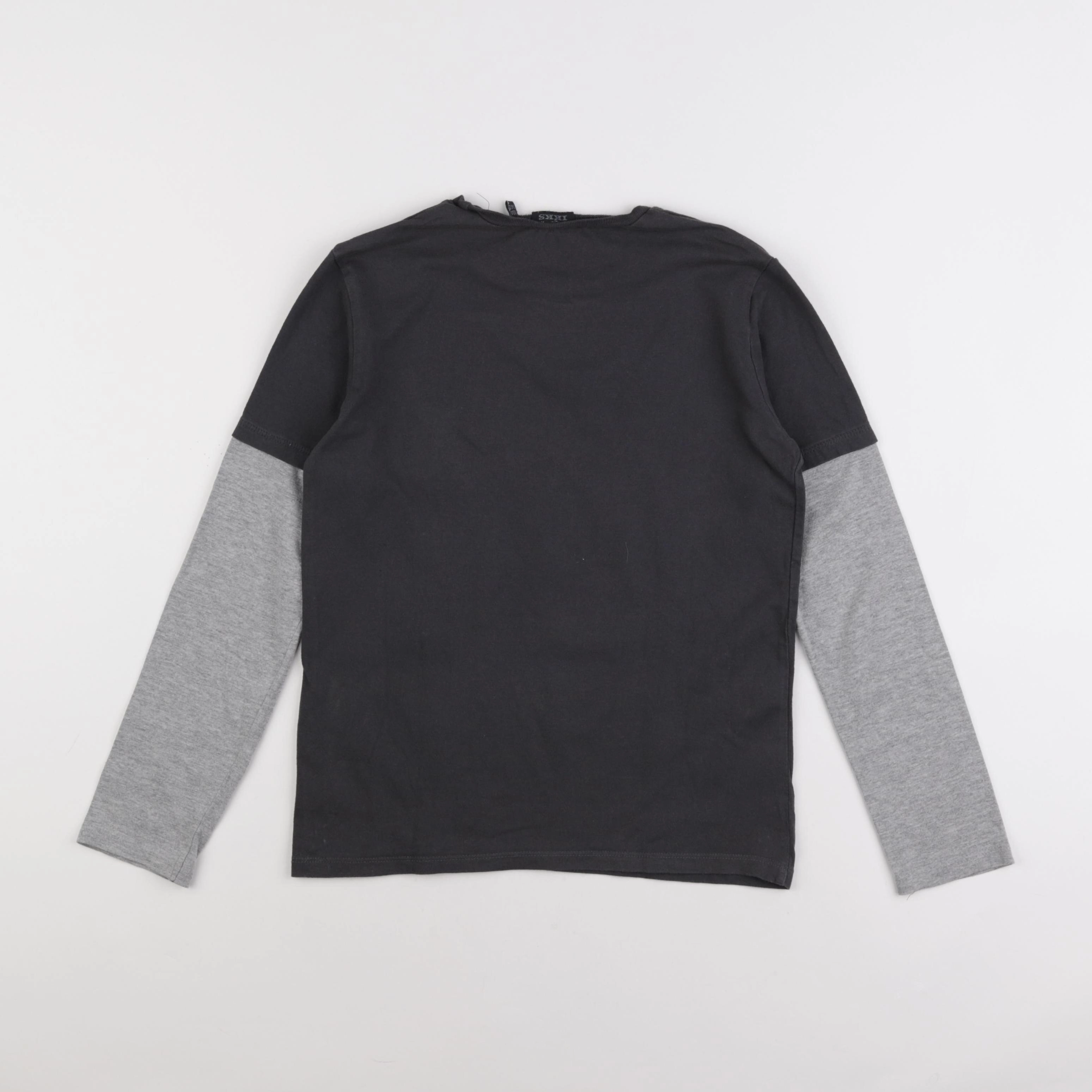 IKKS - tee-shirt gris - 10 ans