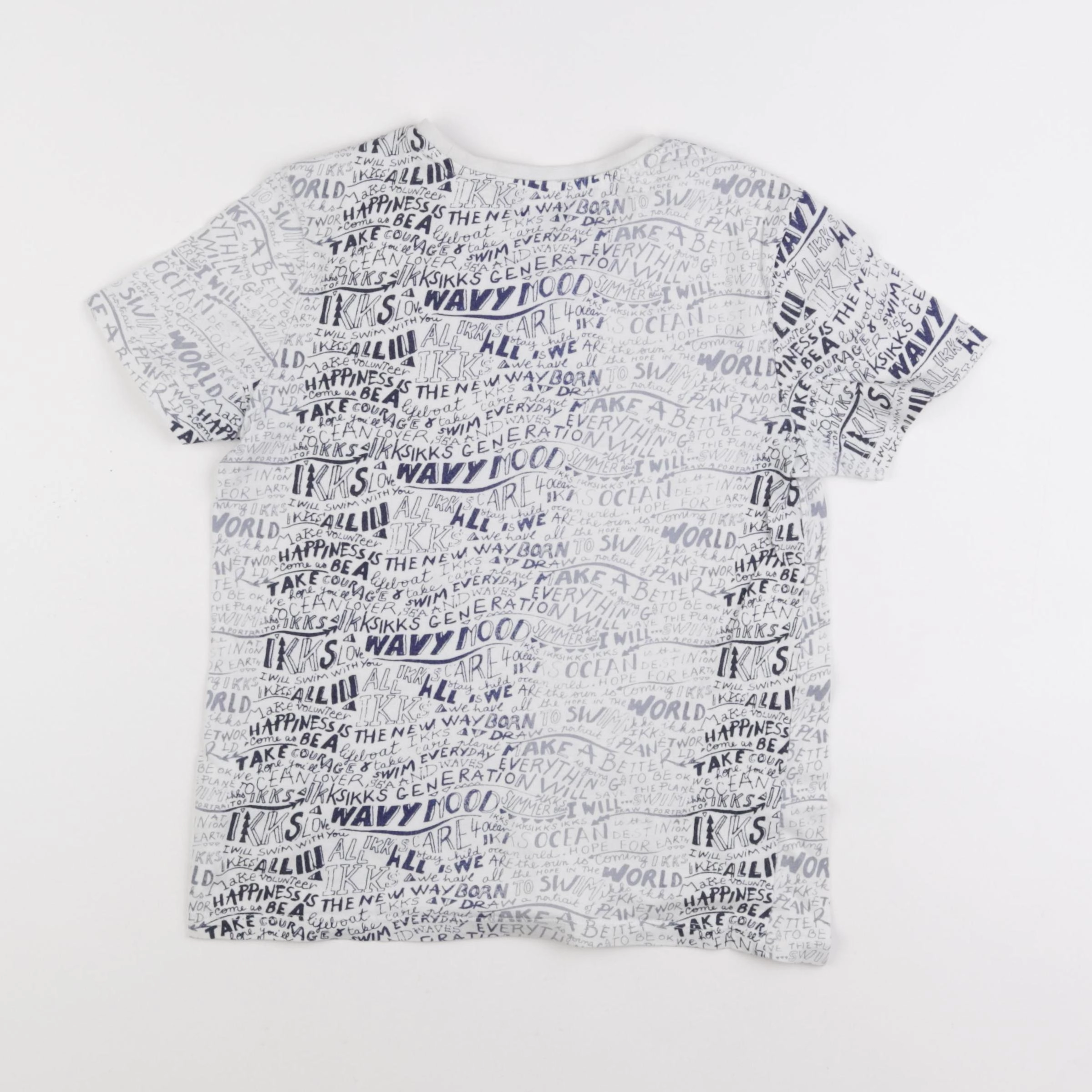 IKKS - tee-shirt bleu - 8 ans