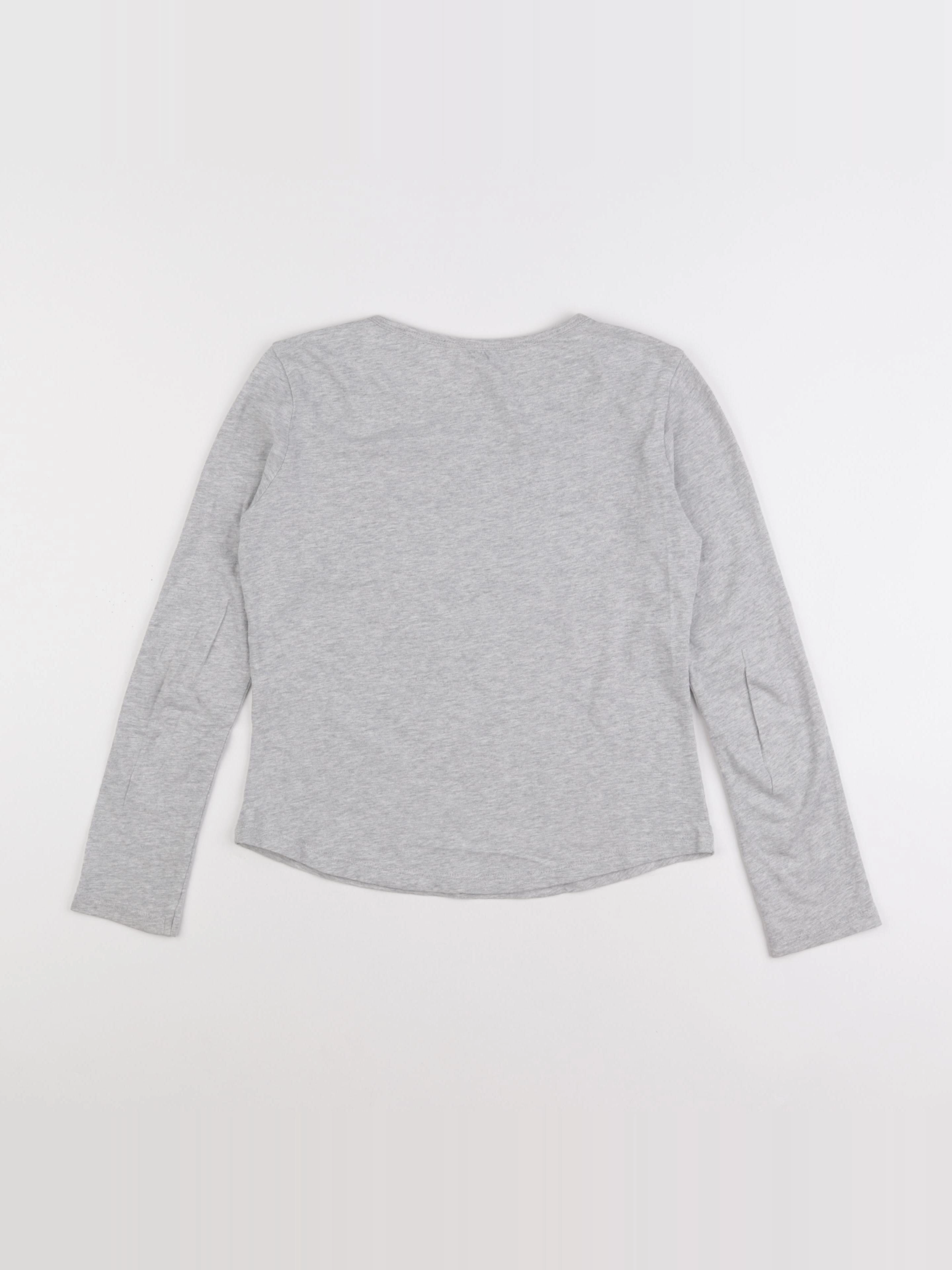 IKKS - tee-shirt gris - 10 ans