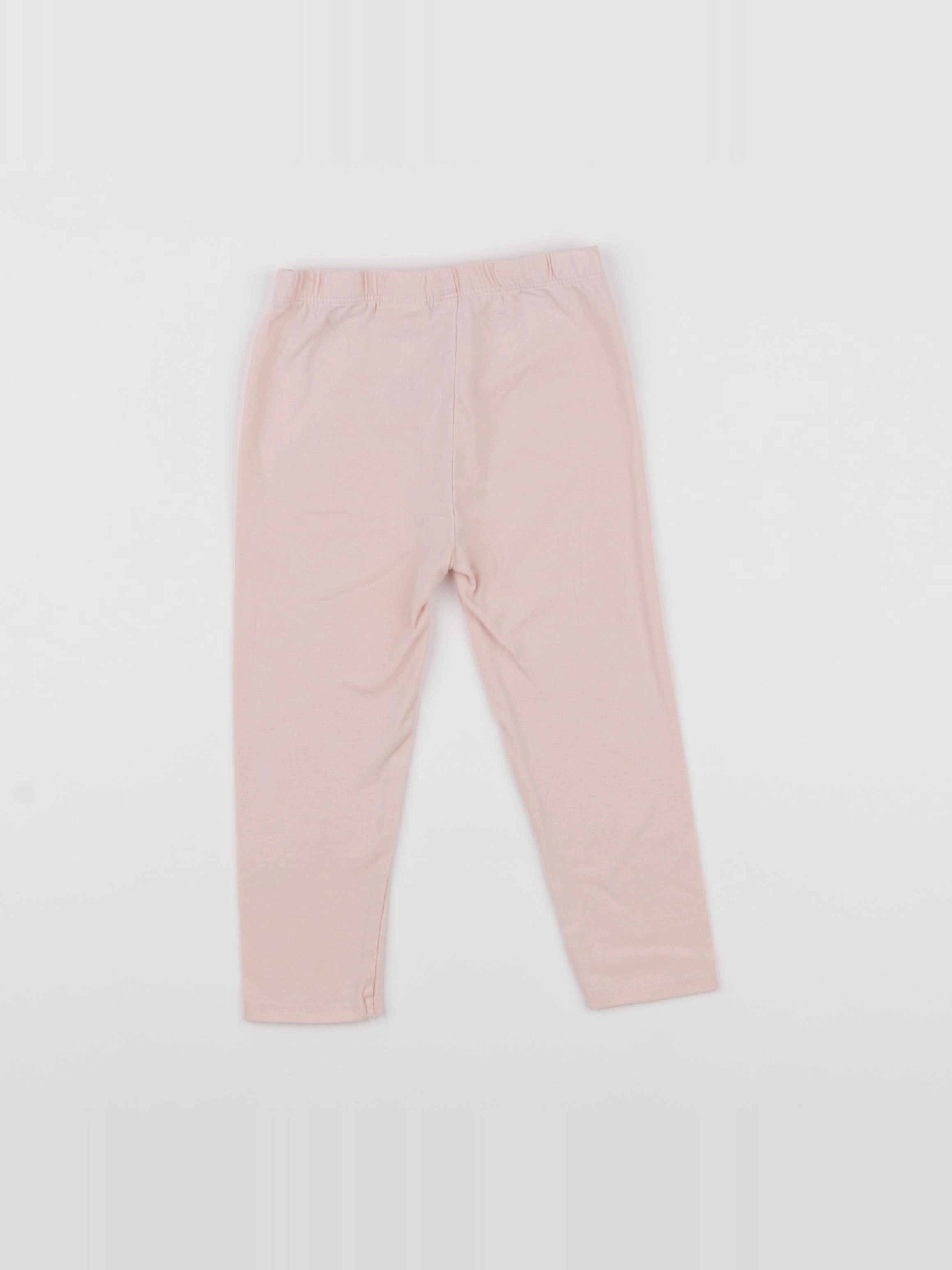 Vertbaudet - legging rose - 24 mois