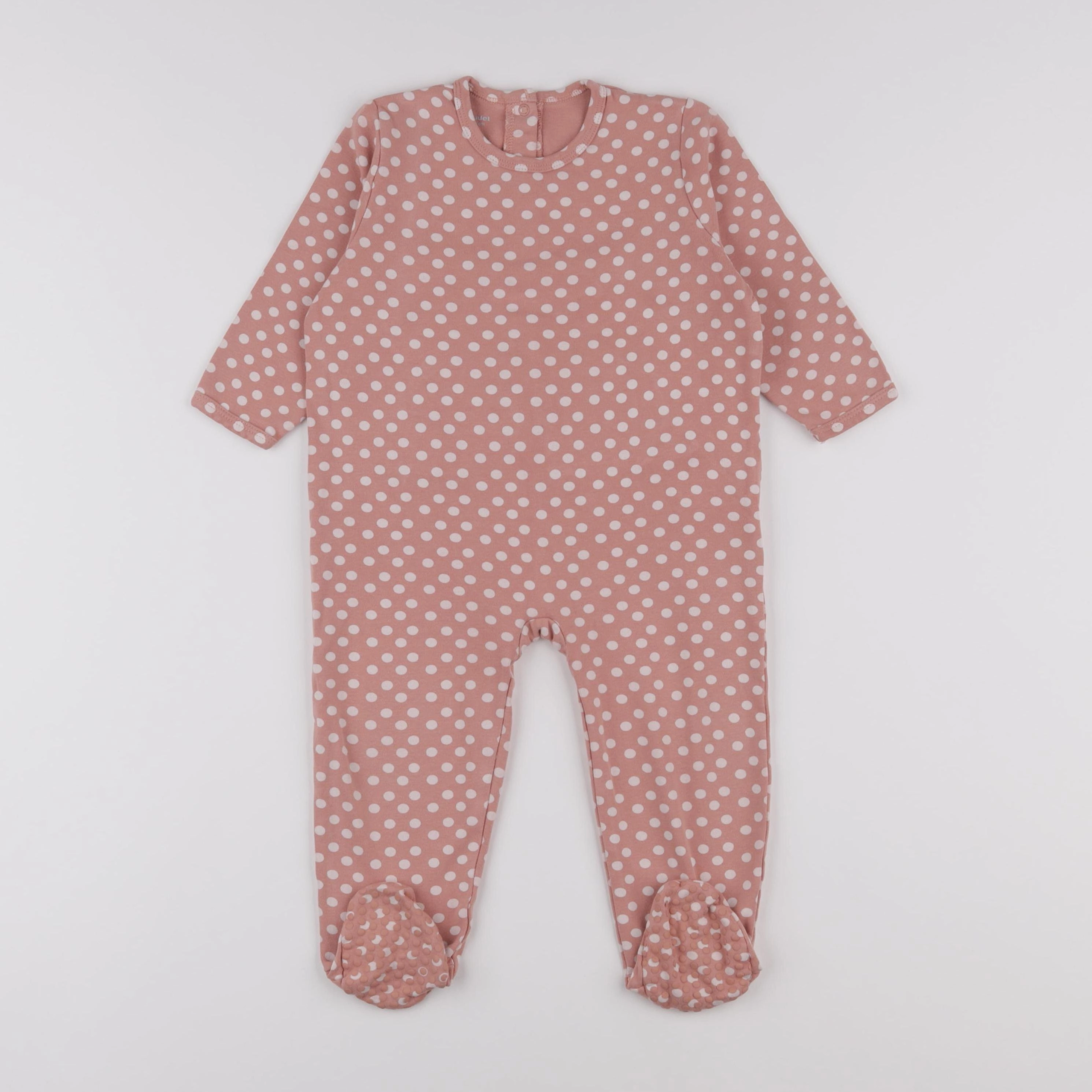 Vertbaudet - pyjama coton rose - 24 mois
