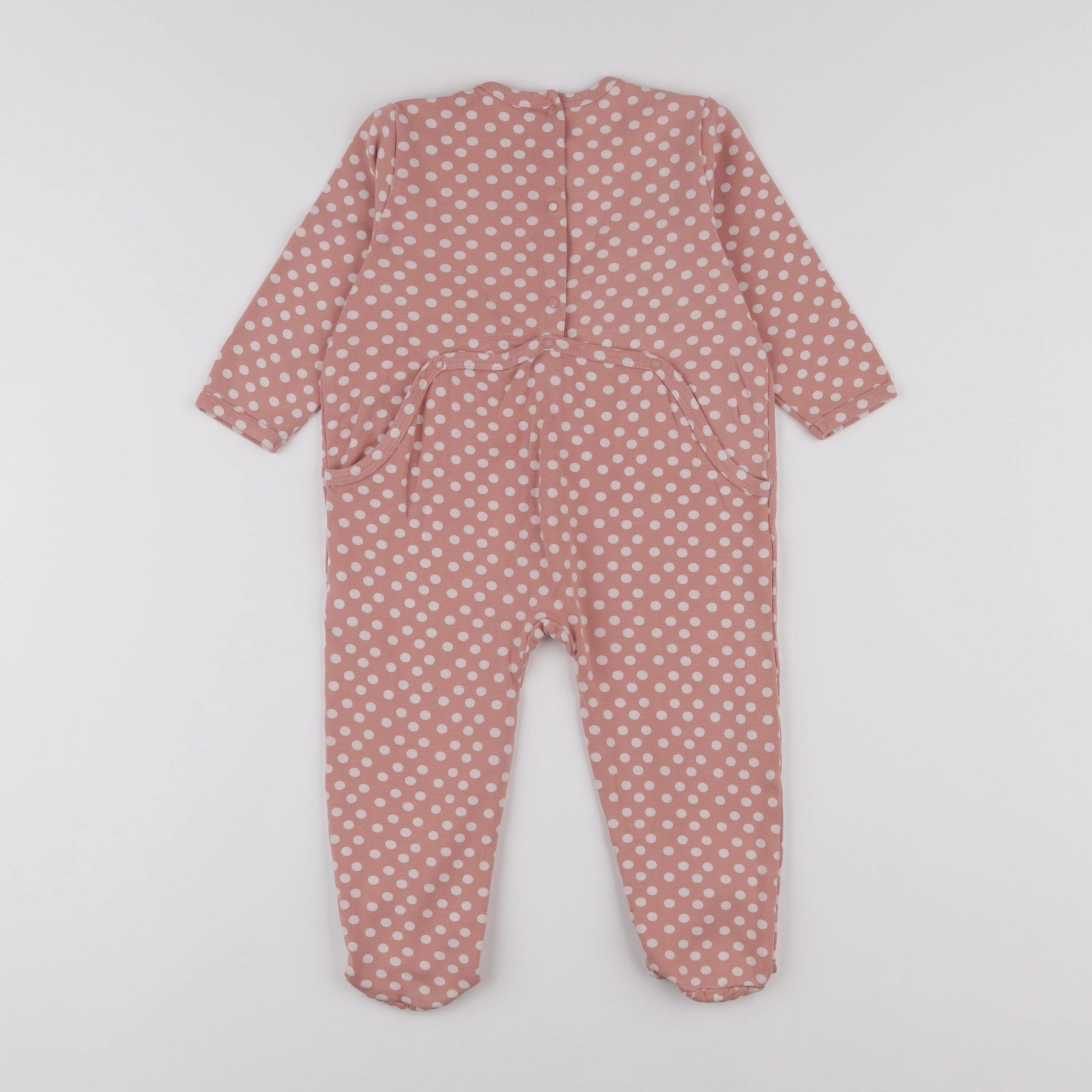 Vertbaudet - pyjama coton rose - 24 mois