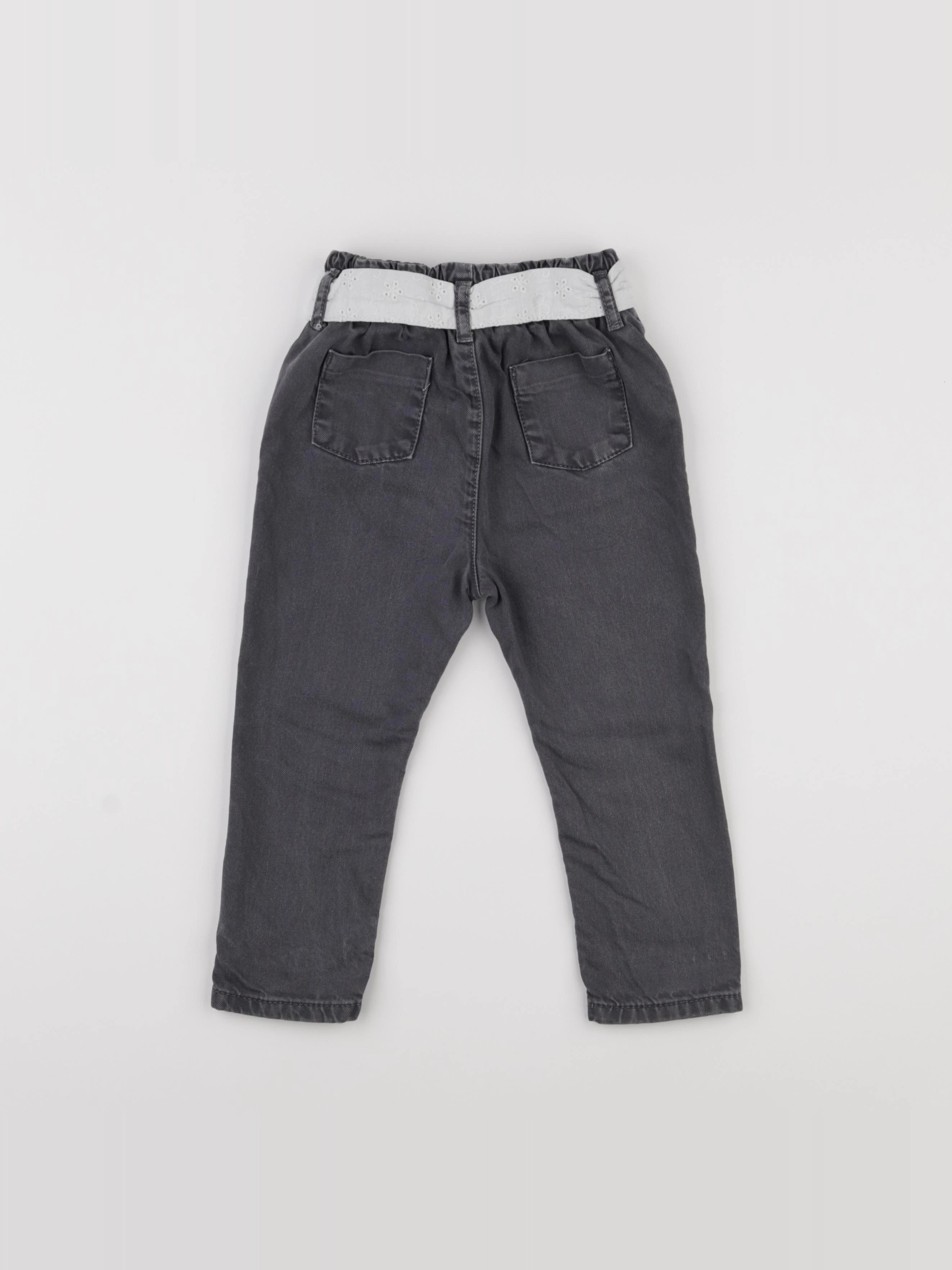 Vertbaudet - jean gris - 24 mois
