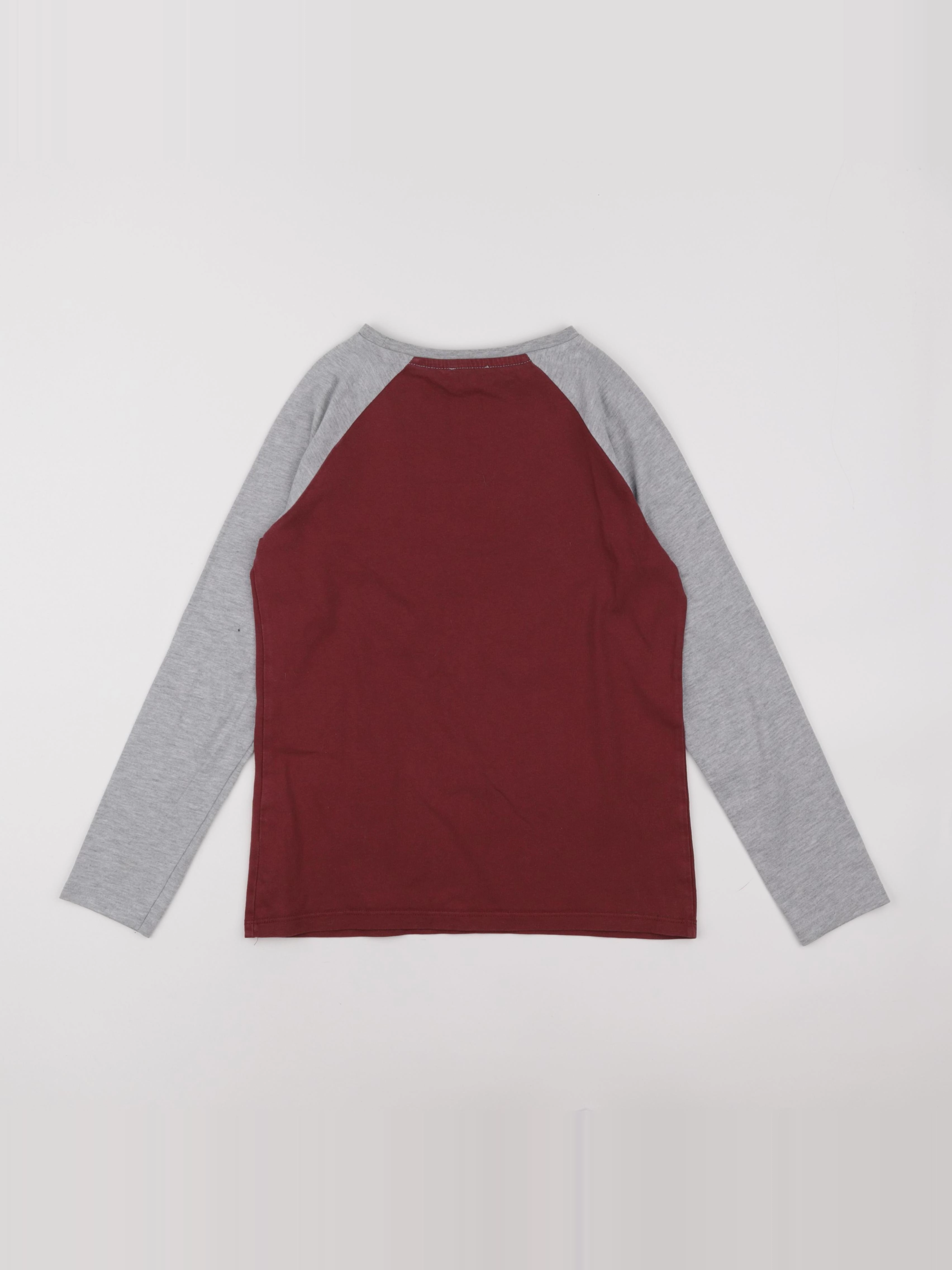 Little Cigogne - tee-shirt gris, rouge - 12 ans