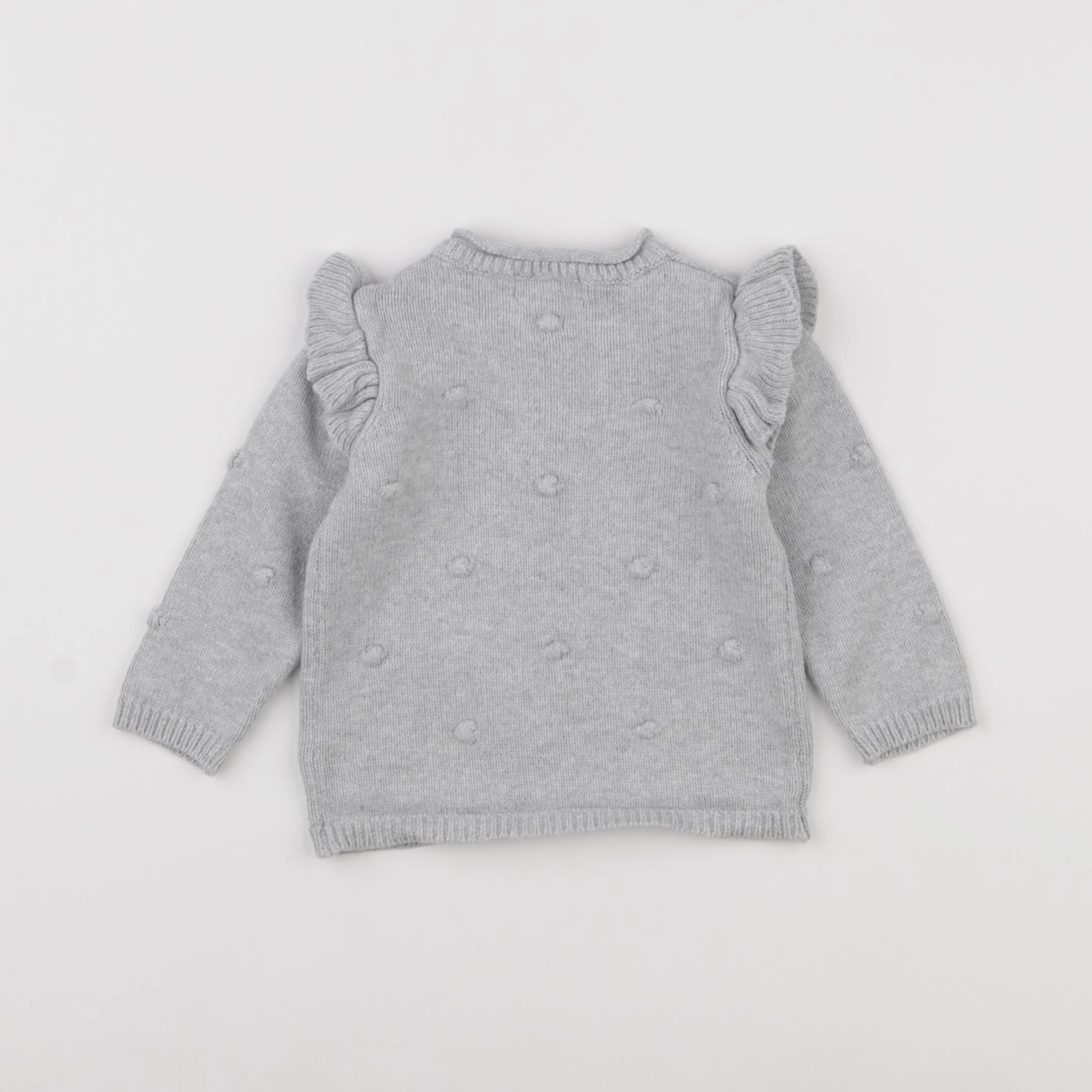 Vertbaudet - gilet gris - 6 mois