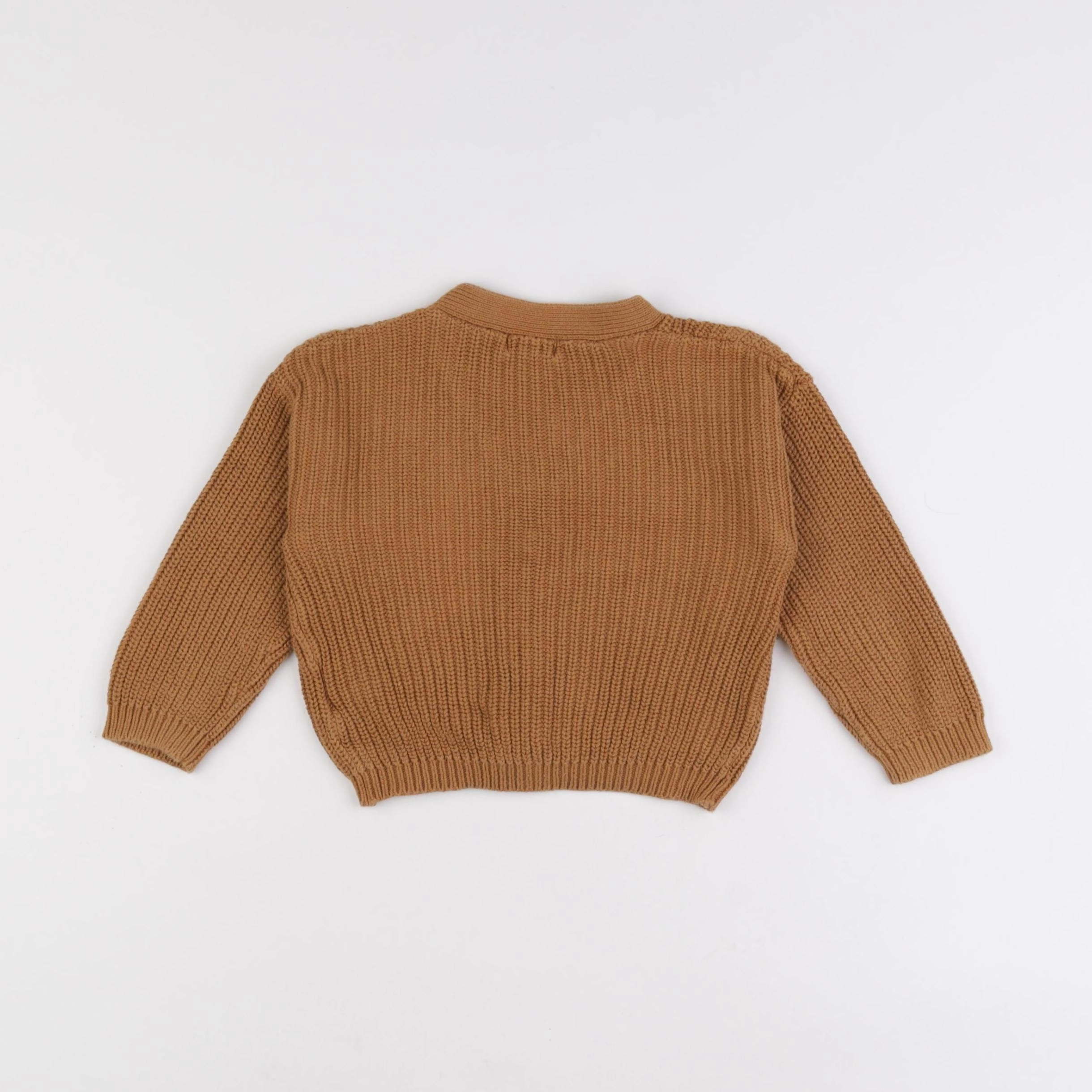 Vertbaudet - gilet marron - 18 mois
