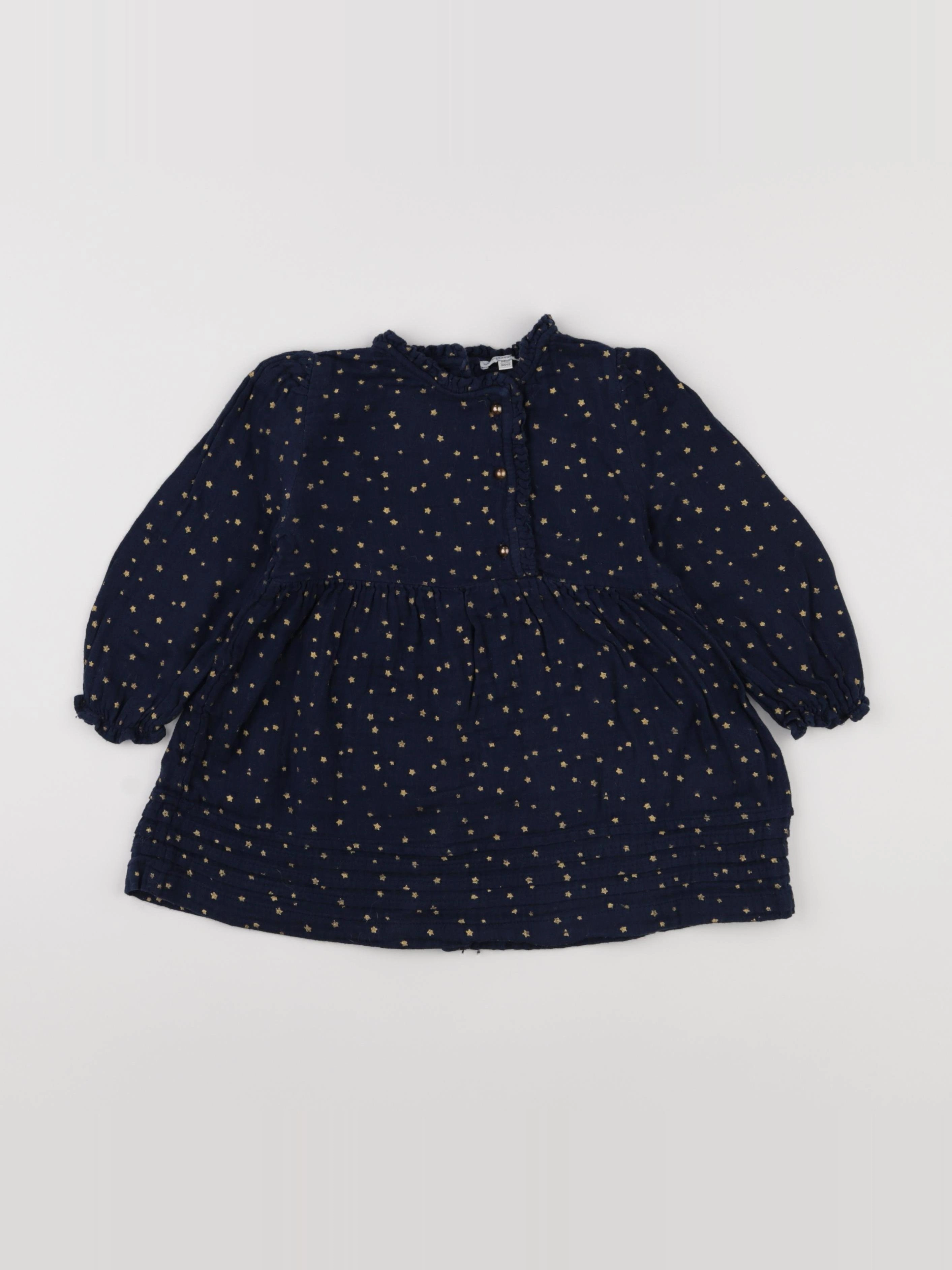 Vertbaudet - robe bleu - 3 ans
