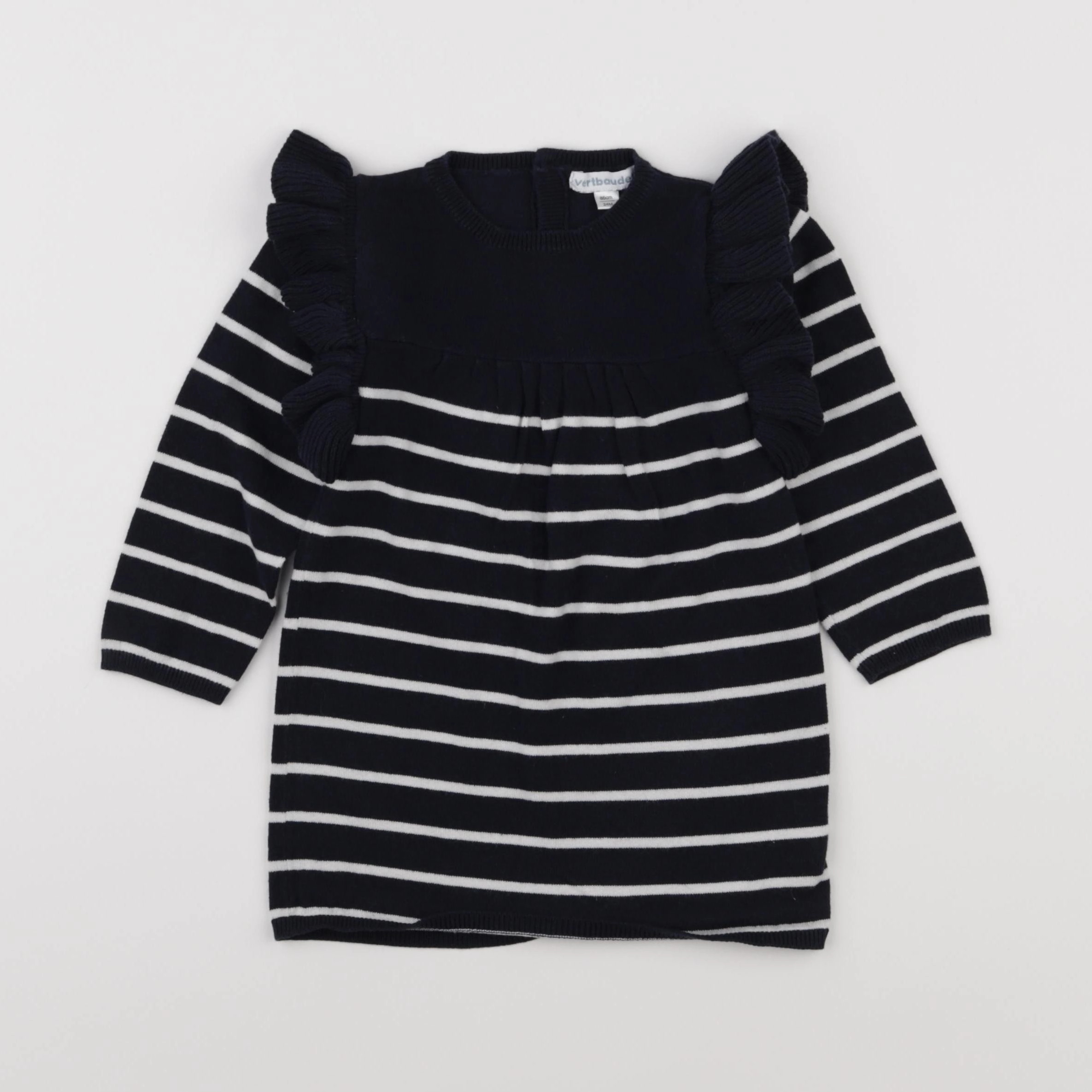 Vertbaudet - robe bleu - 24 mois