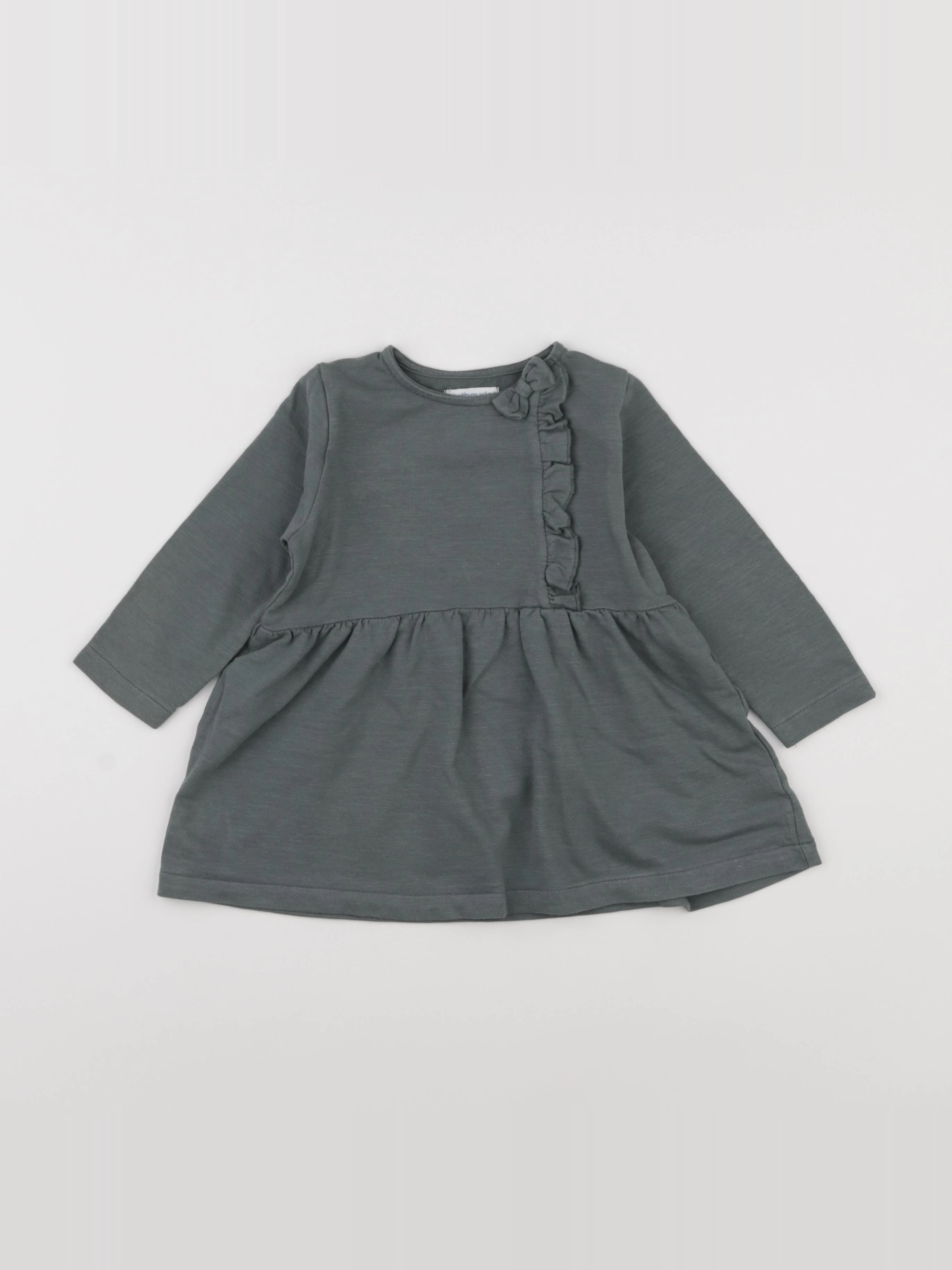 Vertbaudet - robe vert - 24 mois