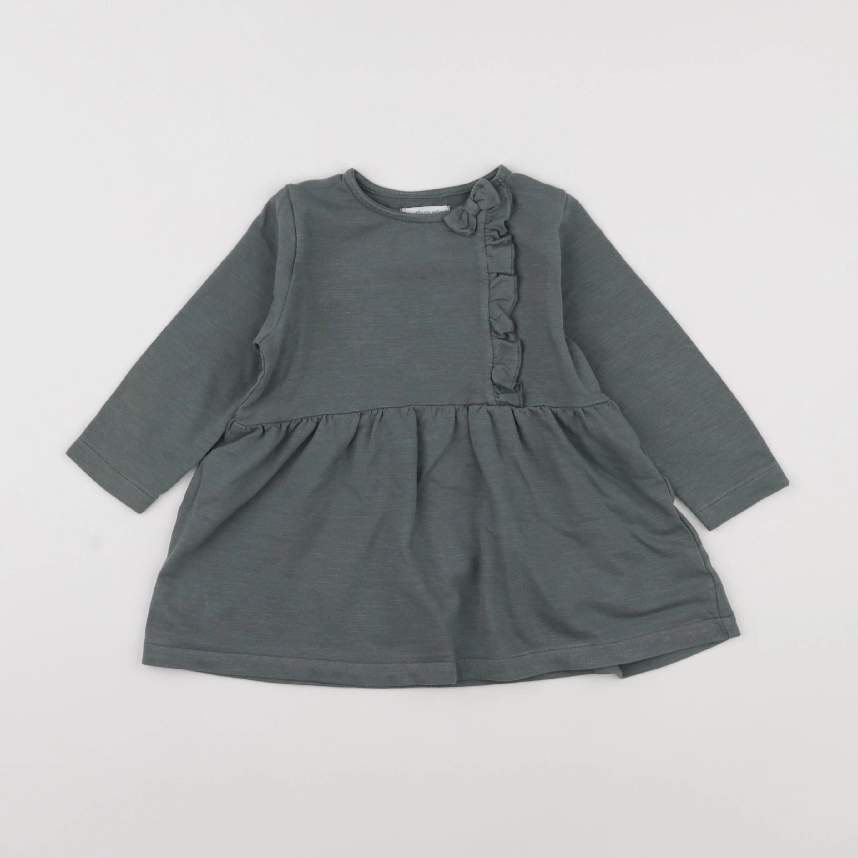 Vertbaudet - robe vert - 24 mois