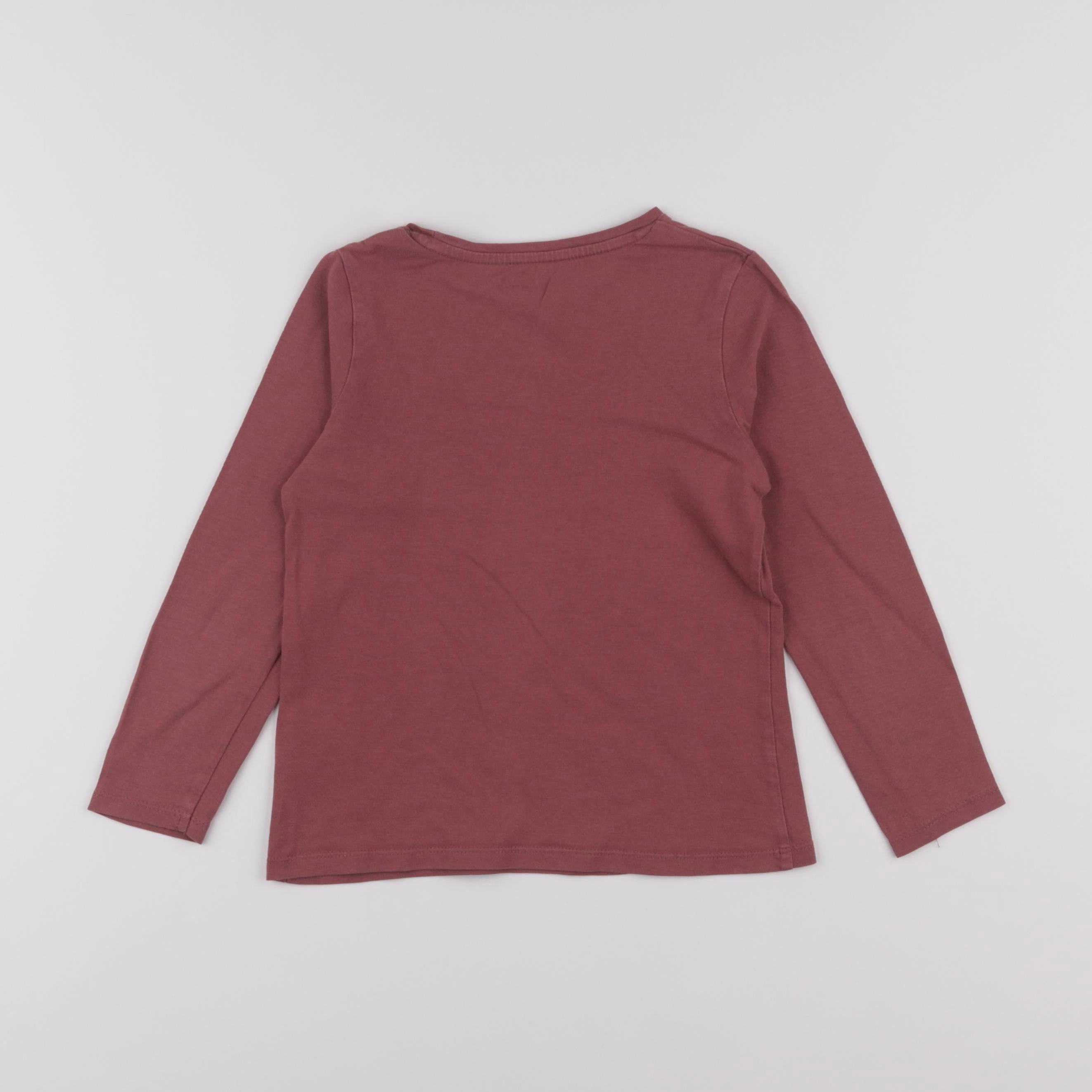 Vertbaudet - tee-shirt rose - 6 ans