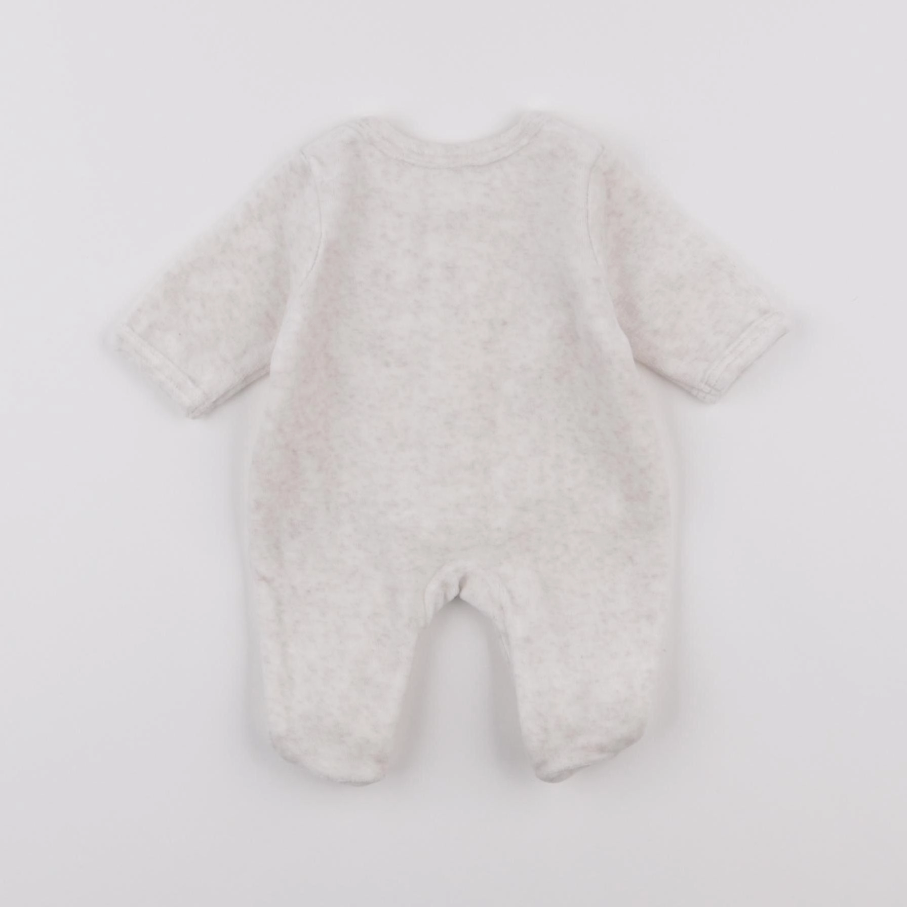 Vertbaudet - pyjama velours beige - Prématuré