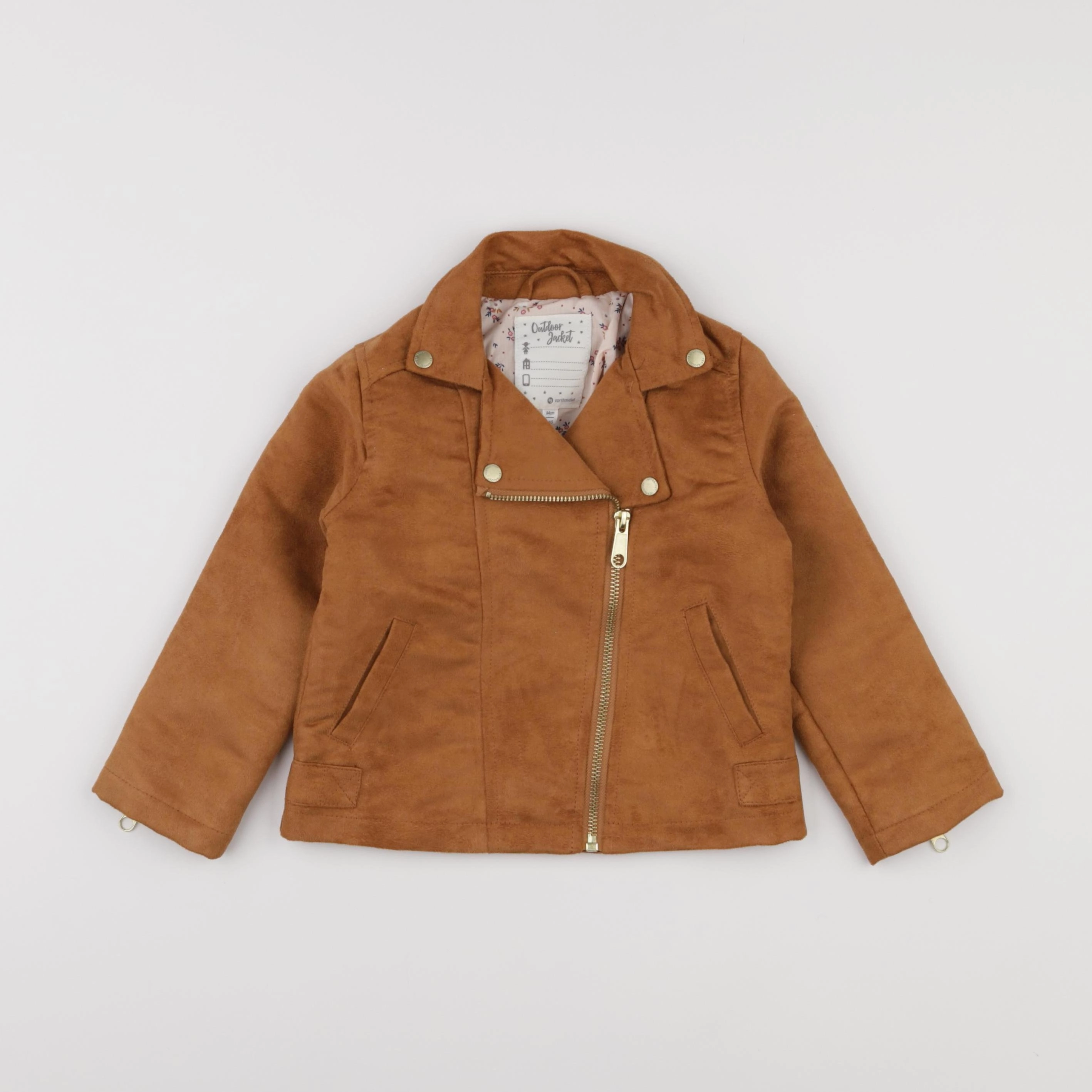 Vertbaudet - veste doublé marron - 3 ans
