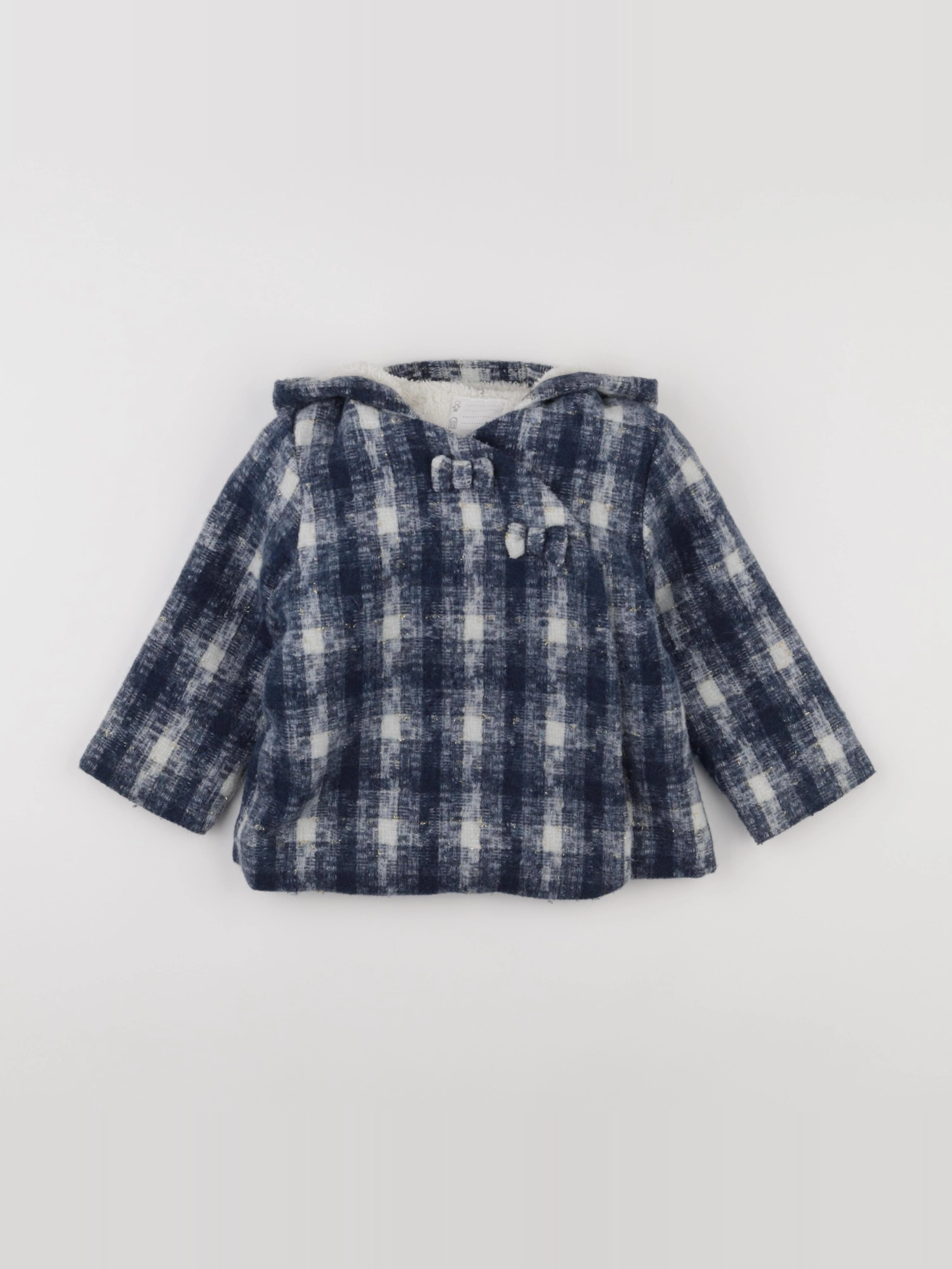 Vertbaudet - manteau bleu - 36 mois