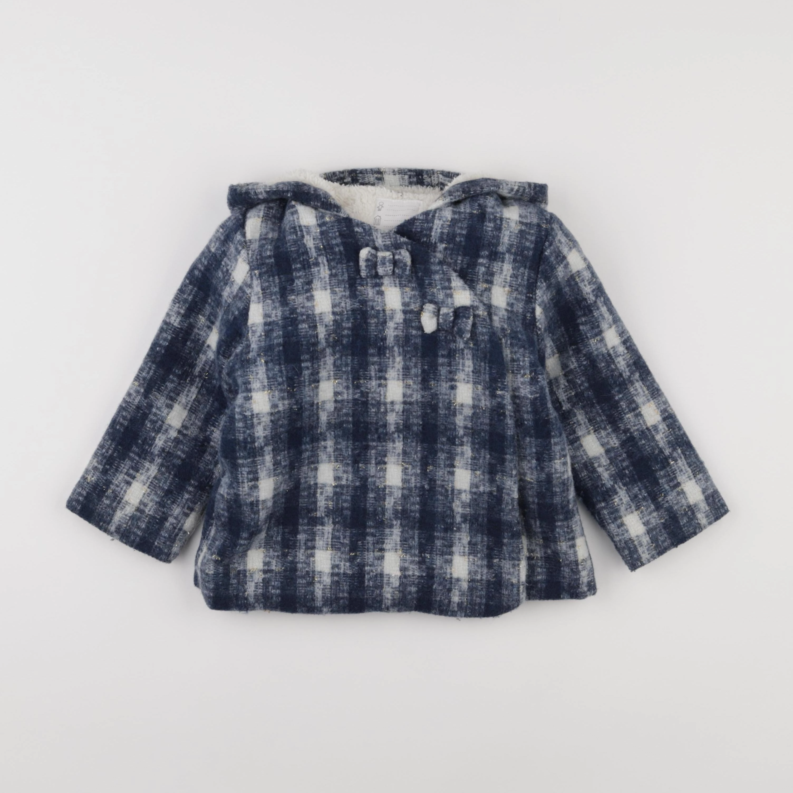 Vertbaudet - manteau bleu - 36 mois