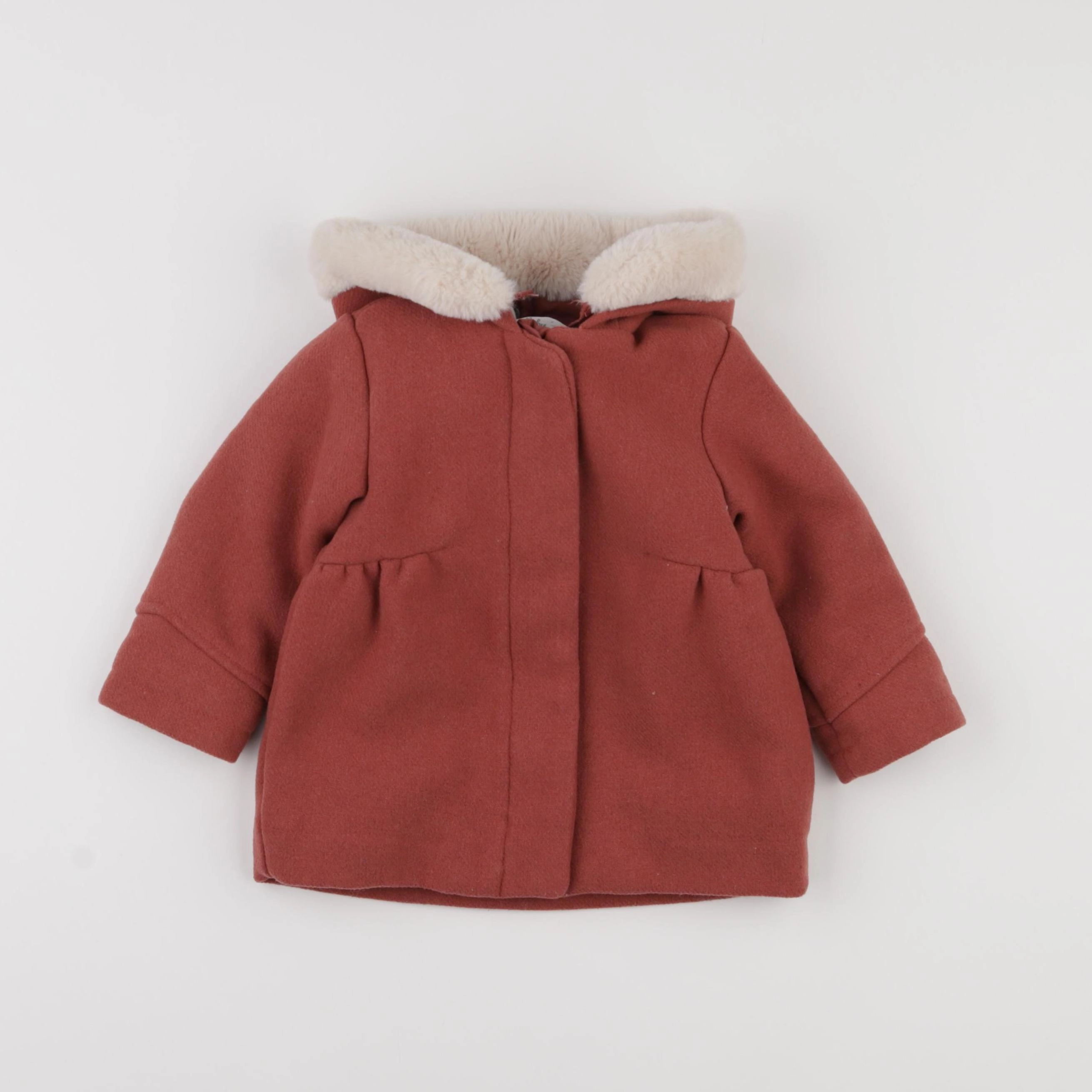 Vertbaudet - manteau rose - 18 mois